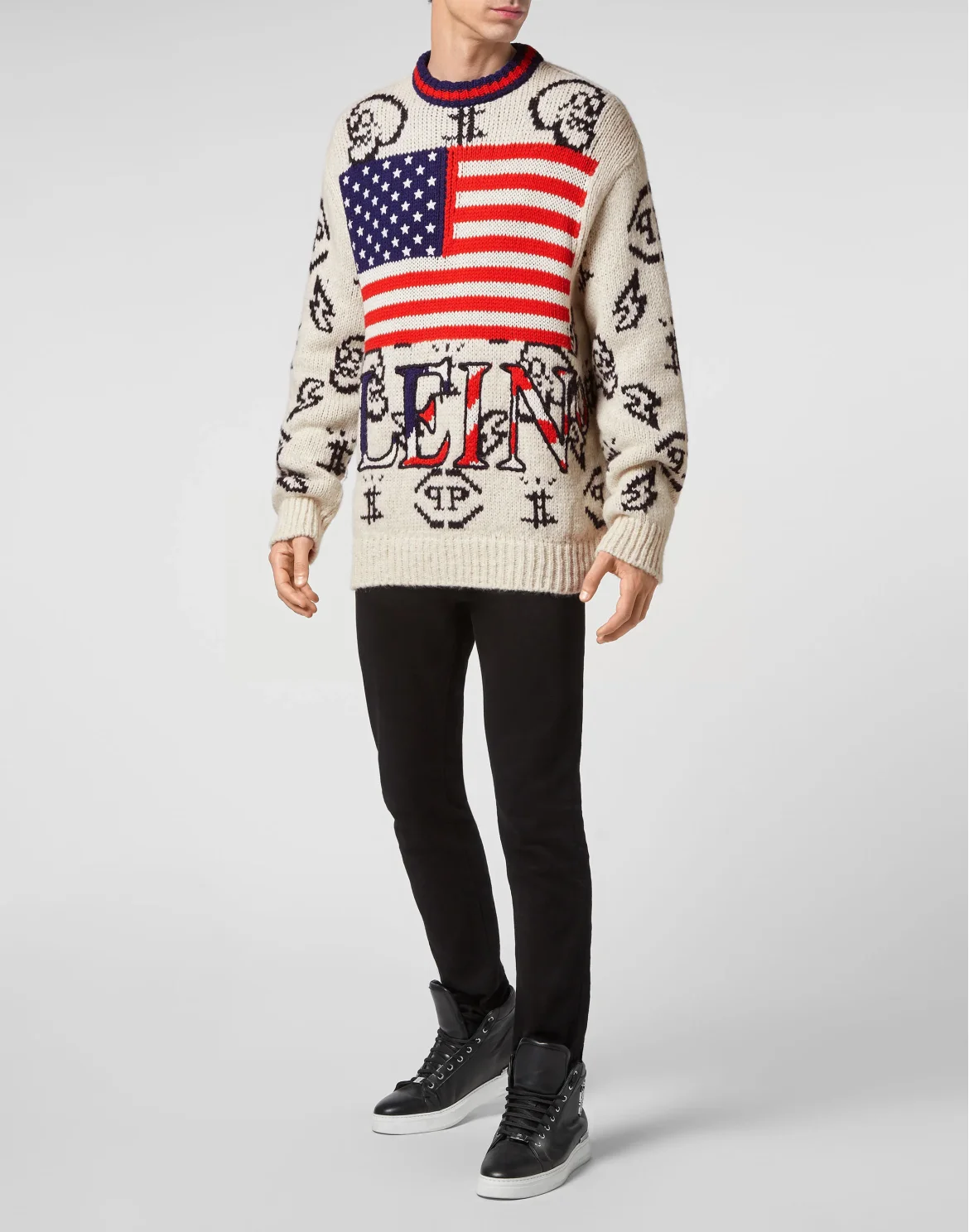 Merino wool Pullover Round Neck USA LS, цвет: Бежевый