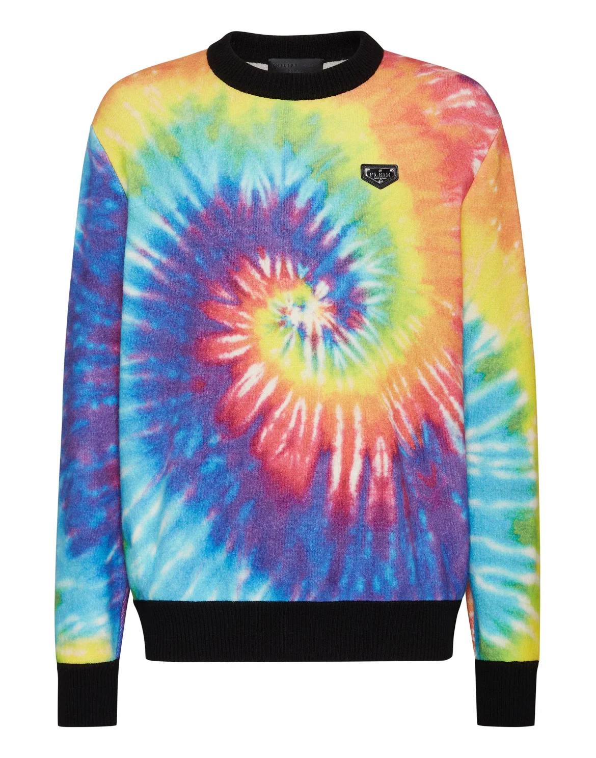 Cashmere Pullover Round Neck LS Tie dye, цвет: Мультиколор