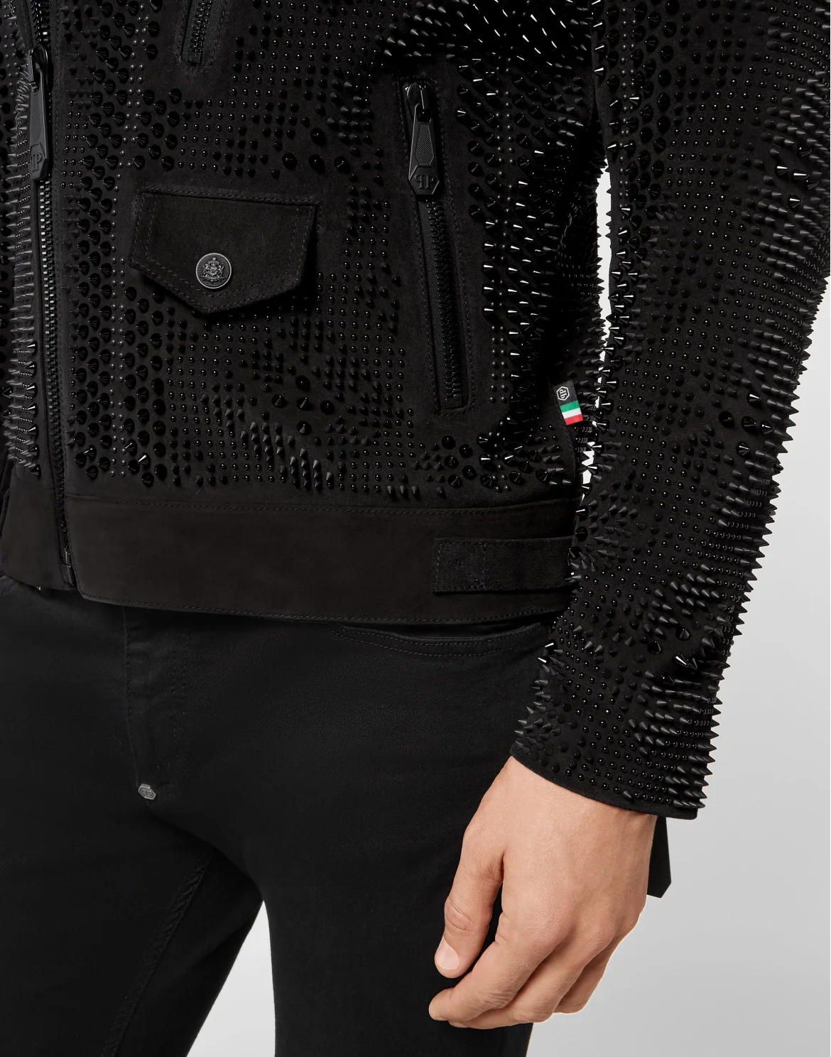 Leather Biker Studs, цвет: Черный