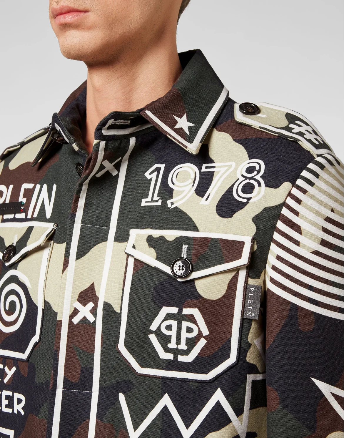 Parka Graffiti Camouflage, цвет: Камуфляж