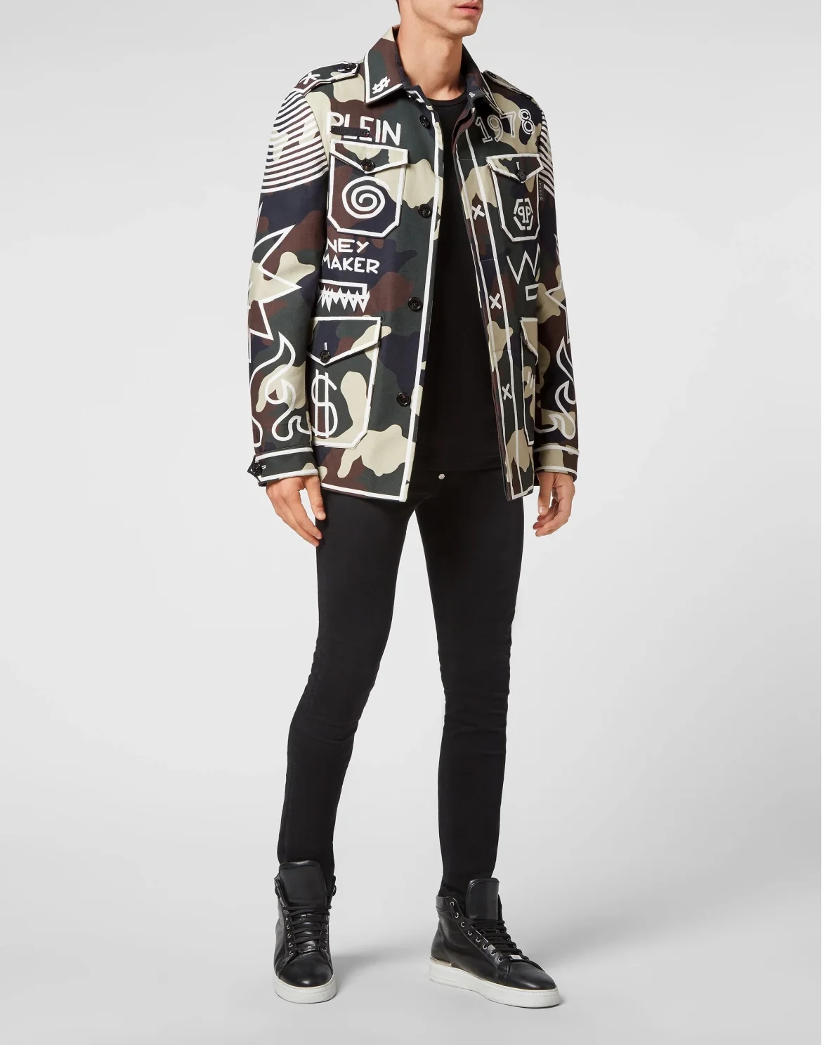Parka Graffiti Camouflage, цвет: Камуфляж