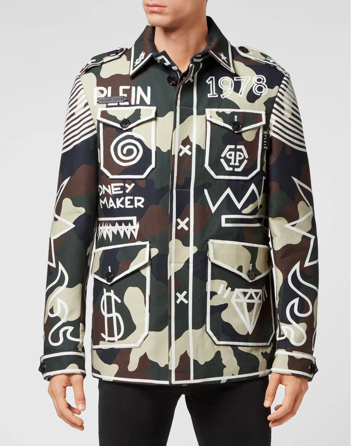 Parka Graffiti Camouflage, цвет: Камуфляж