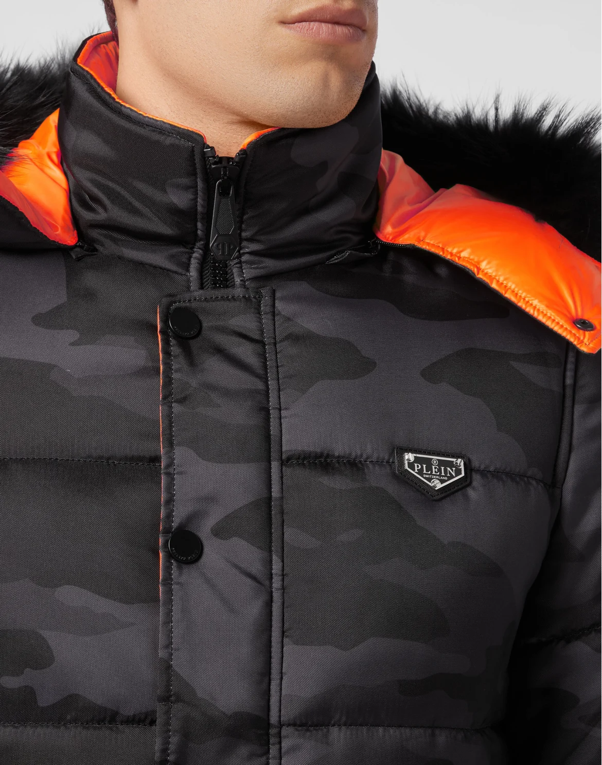 Nylon Jacket Camouflage Luxury, цвет: Черный