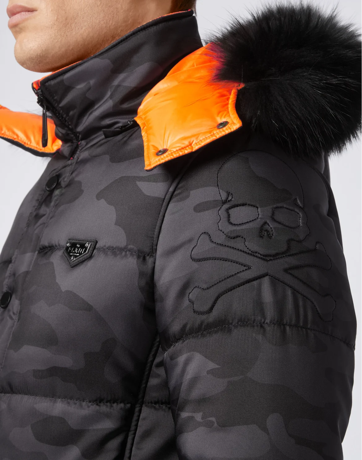 Nylon Jacket Camouflage Luxury, цвет: Черный