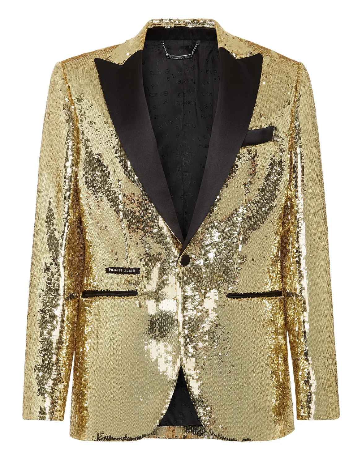 Blazer Lord Fit Paillettes, цвет: Золотой
