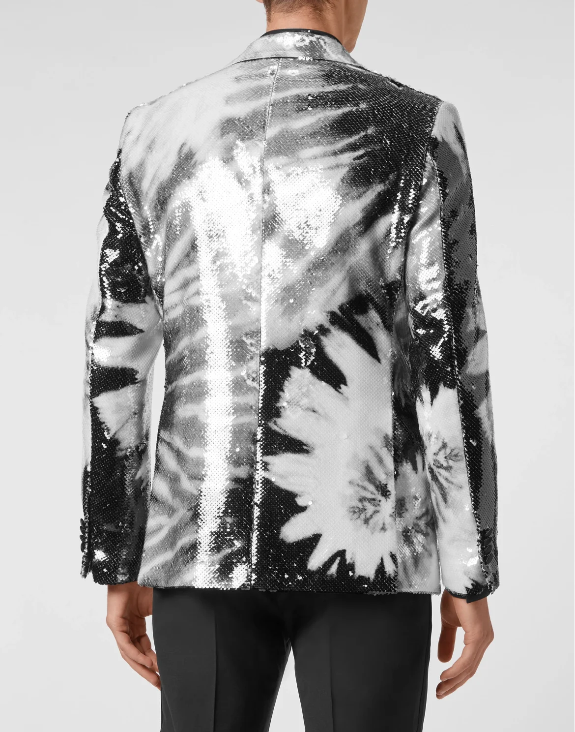 Paillettes Blazer Lord Fit Tie dye, цвет: Черный
