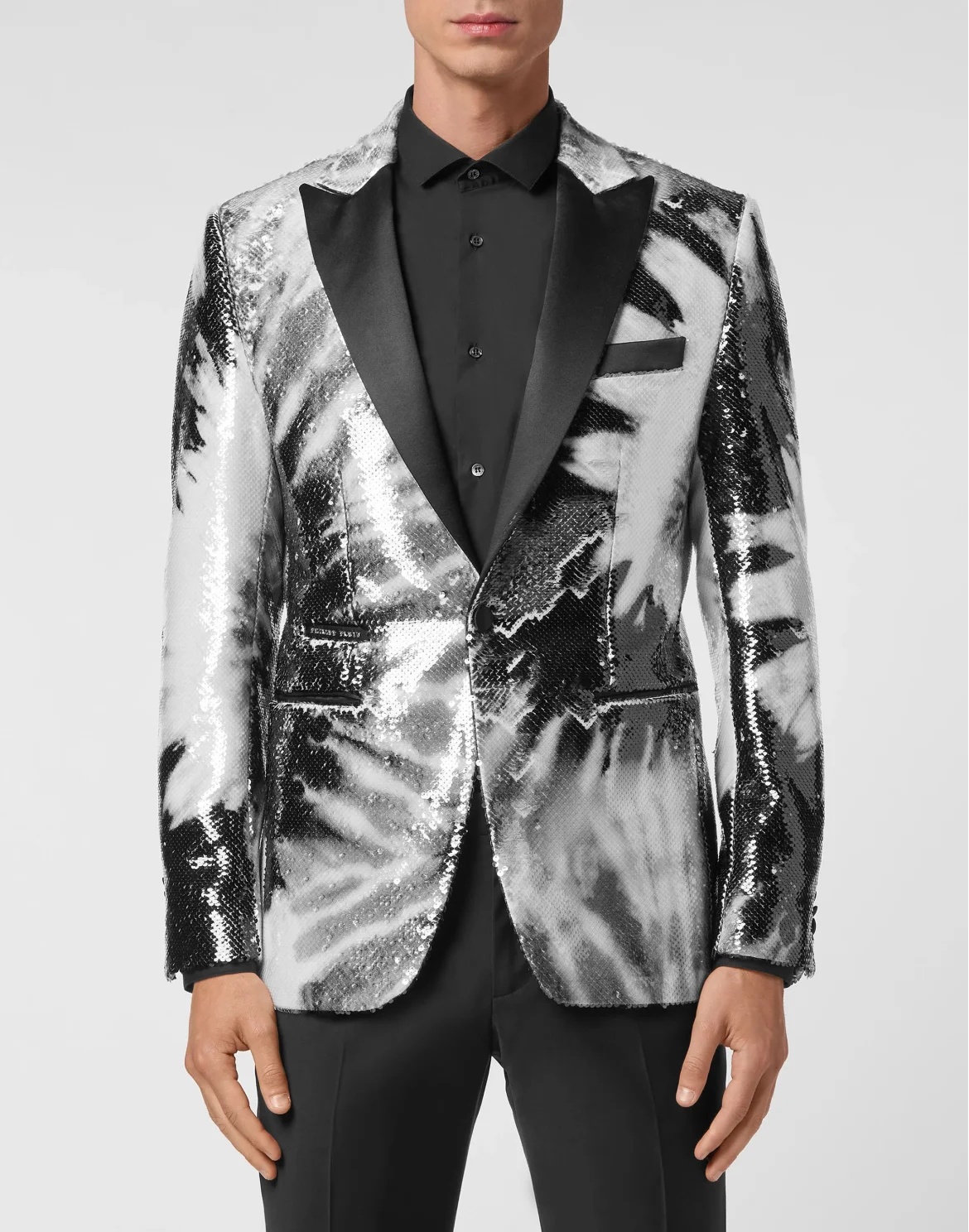 Paillettes Blazer Lord Fit Tie dye, цвет: Черный