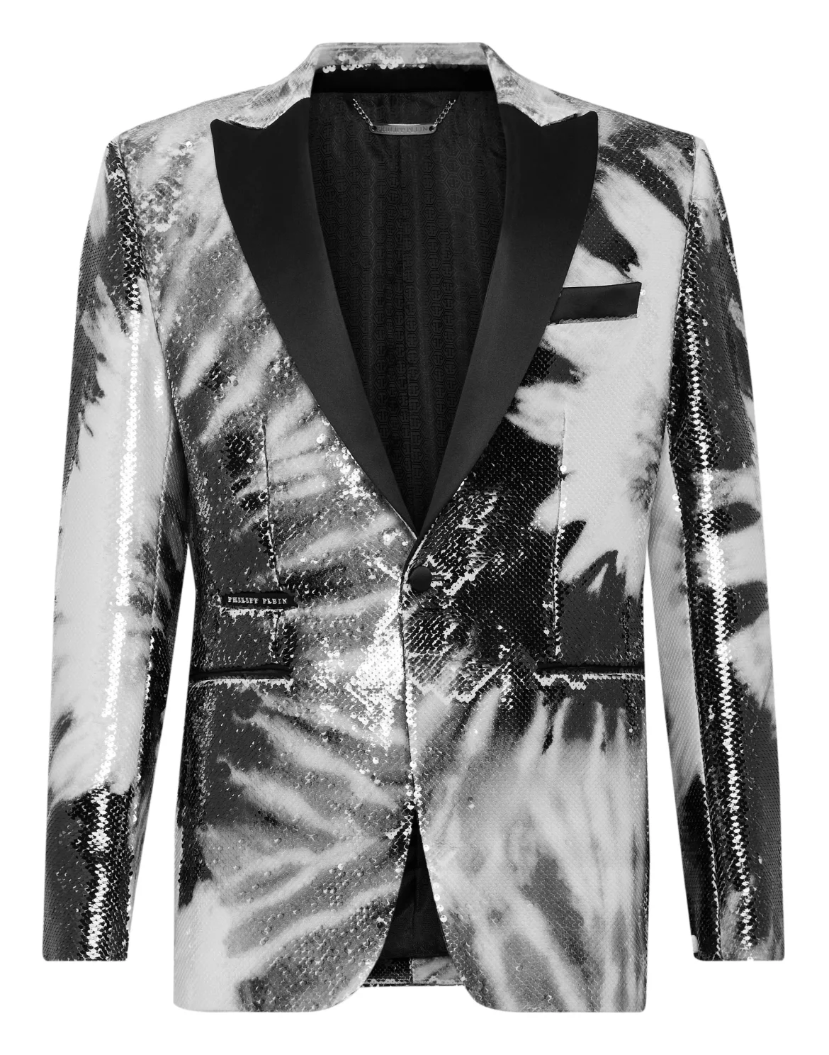 Paillettes Blazer Lord Fit Tie dye, цвет: Черный