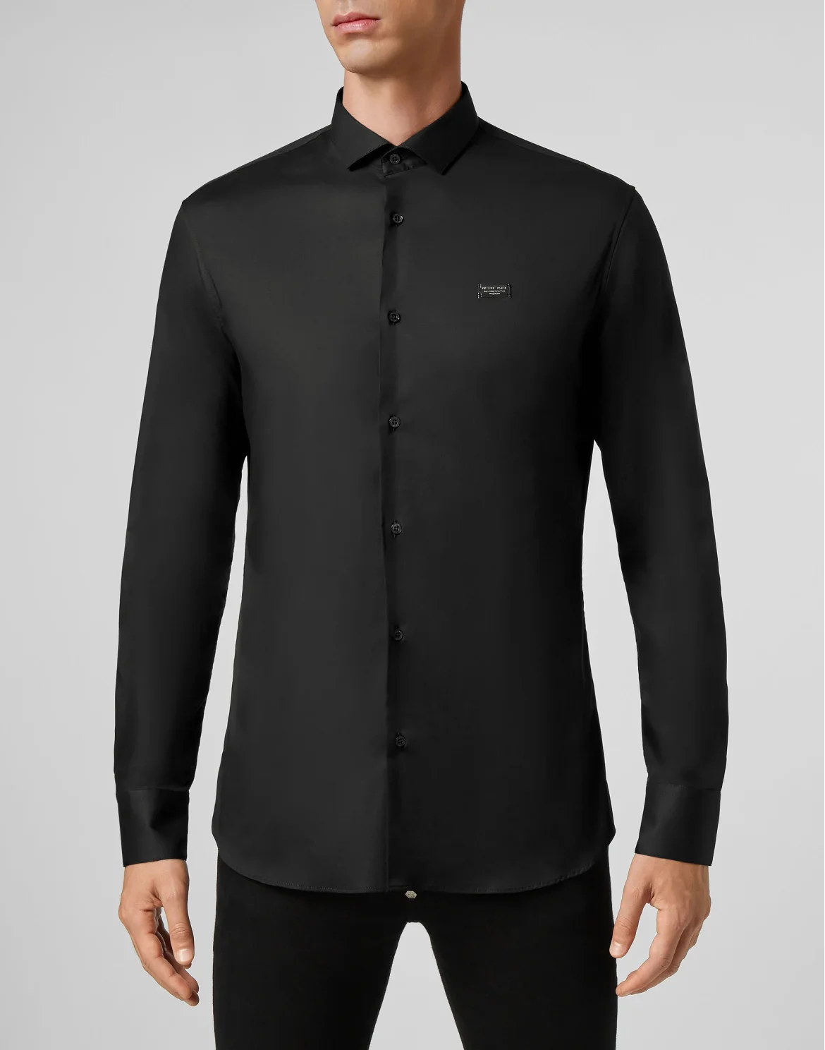 Shirt Sugar Daddy LS Iconic Plein, цвет: Черный