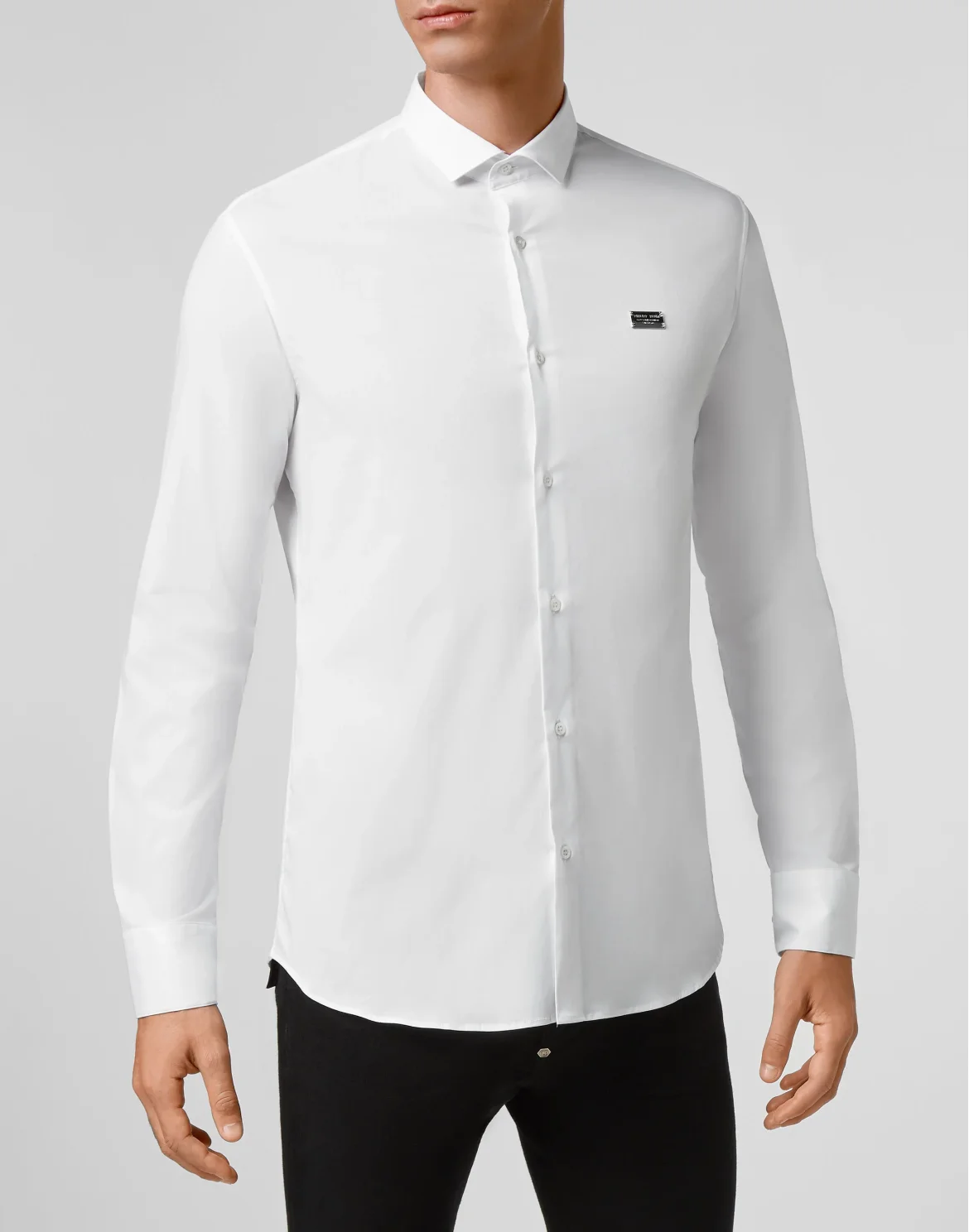 Shirt Sugar Daddy Fit LS Iconic Plein, цвет: Белый
