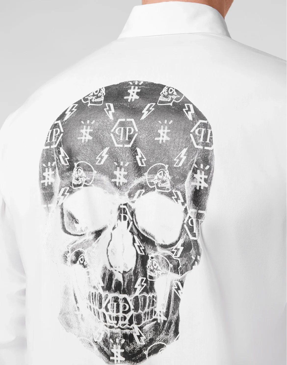 Shirt Playboy Fit Skull, цвет: Белый