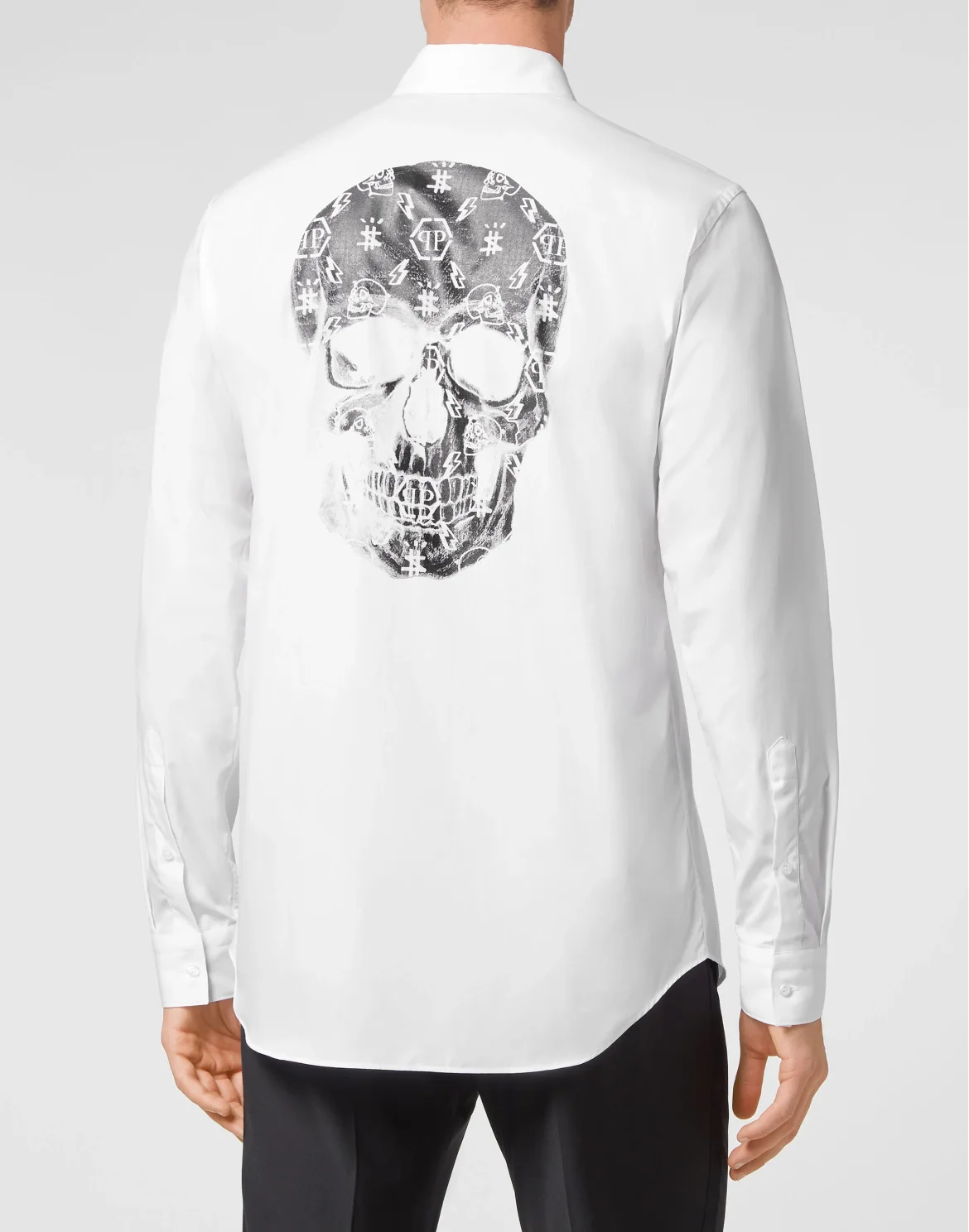 Shirt Playboy Fit Skull, цвет: Белый