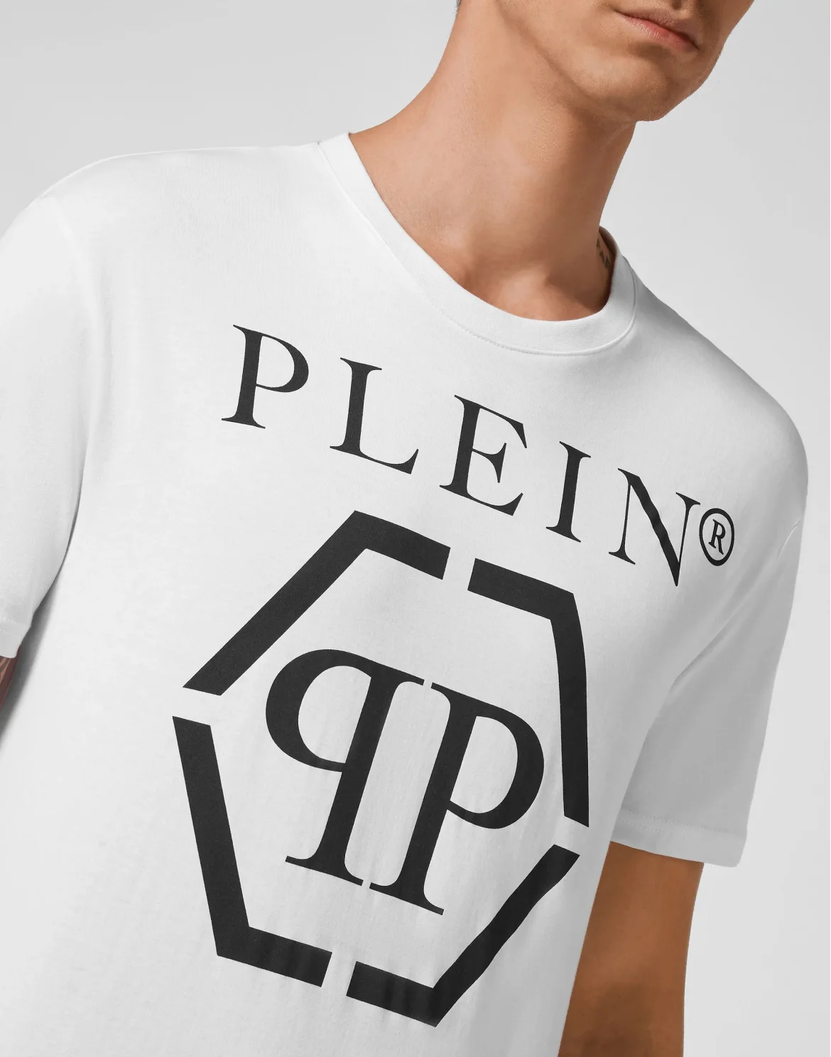 T-shirt Round Neck SS Hexagon, цвет: Белый