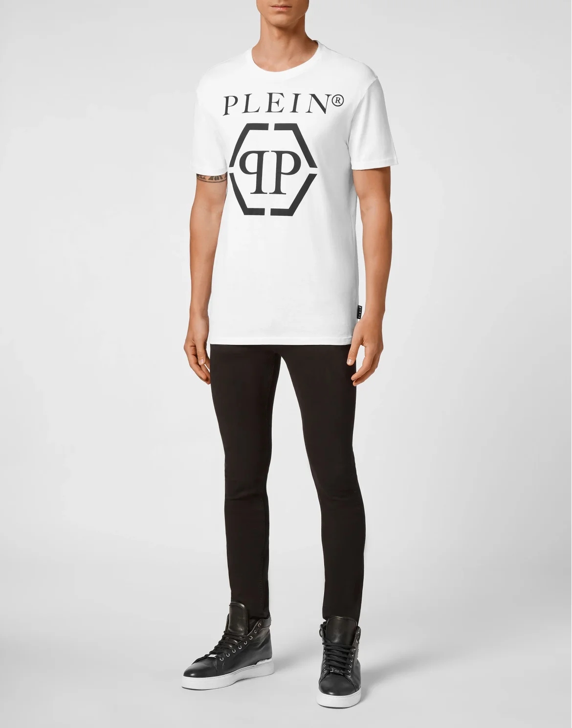 T-shirt Round Neck SS Hexagon, цвет: Белый