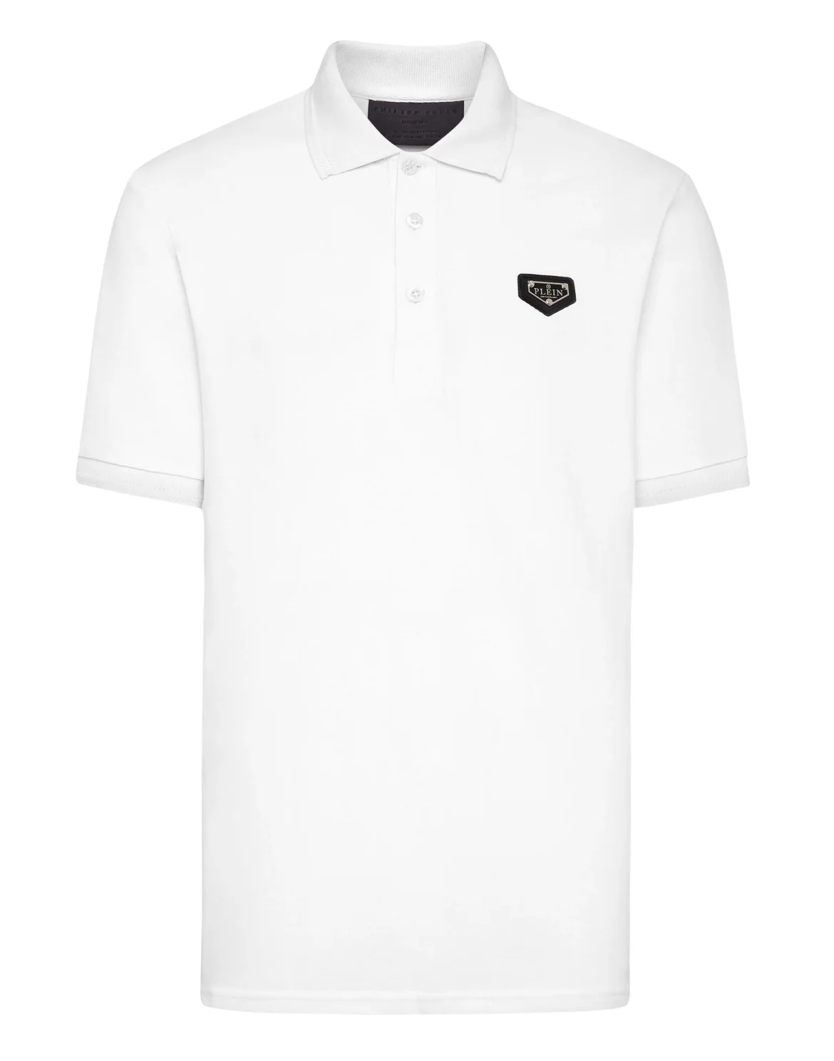 Slim Fit Polo shirt SS stones Hexagon, цвет: Белый