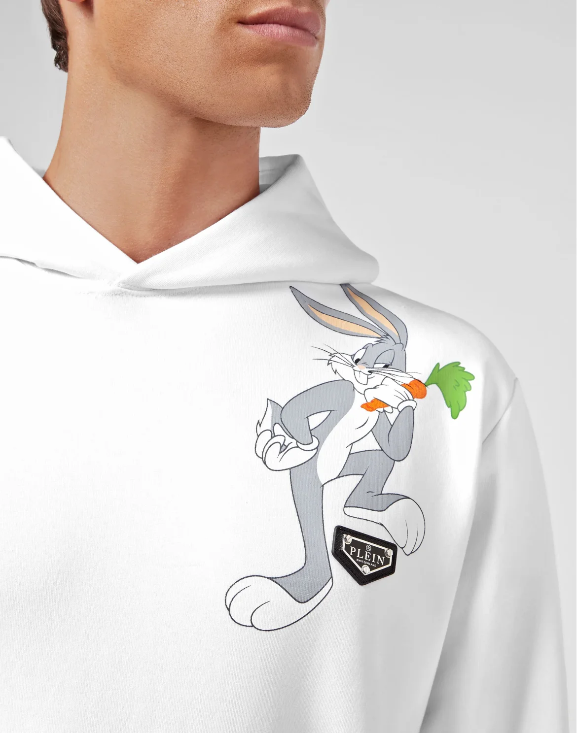 Hoodie sweatshirt Looney Tunes, цвет: Белый