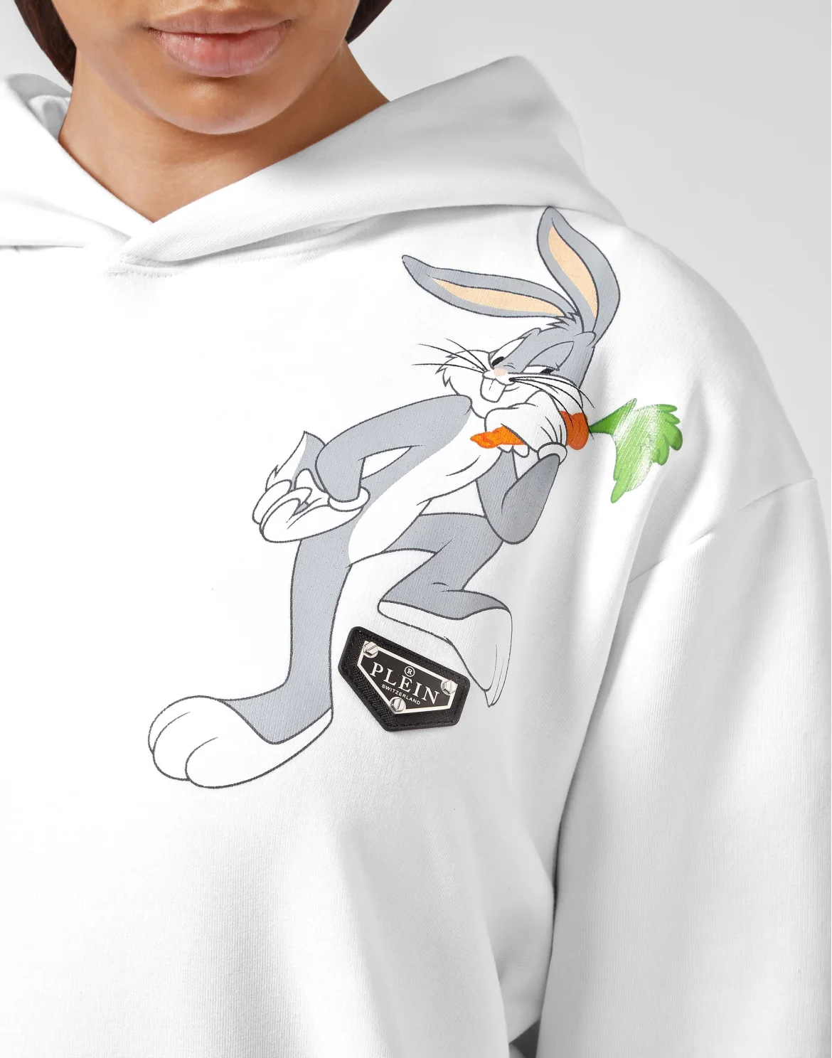 Hoodie sweatshirt Looney Tunes, цвет: Белый