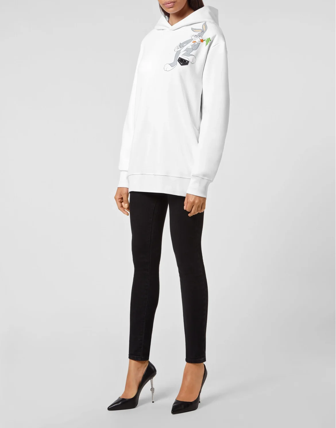 Hoodie sweatshirt Looney Tunes, цвет: Белый