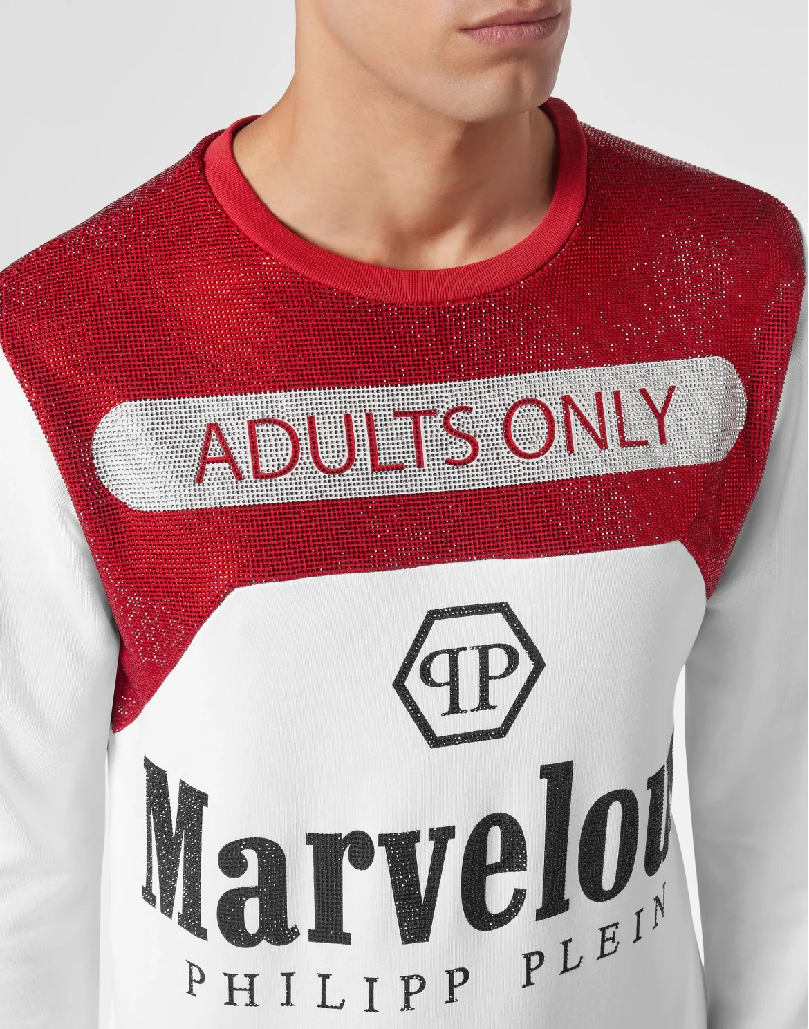 Sweatshirt LS stones Marvelous, цвет: Белый
