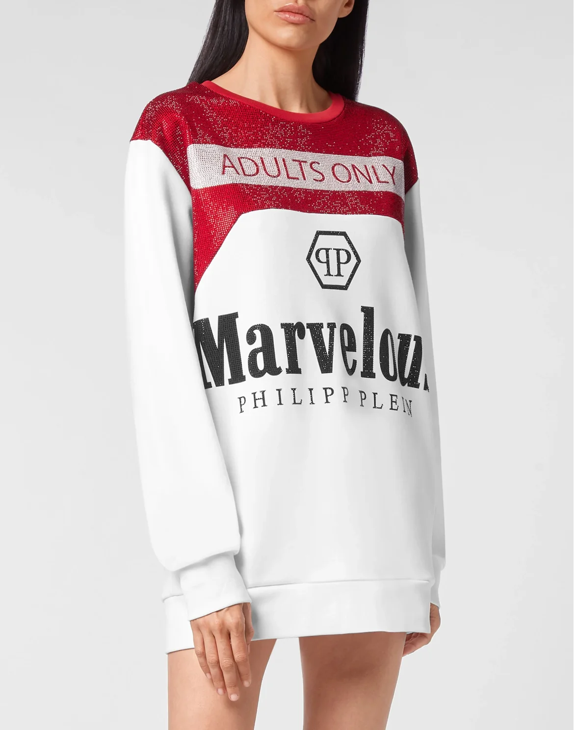 Sweatshirt LS stones Marvelous, цвет: Белый