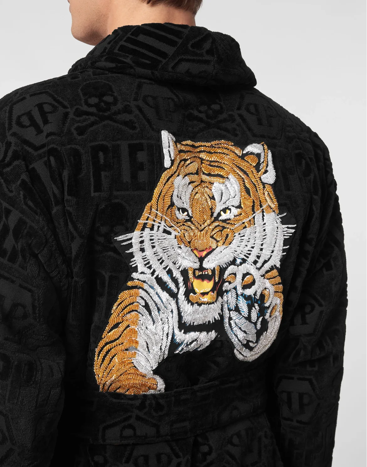 Bathrobe Tiger, цвет: Черный