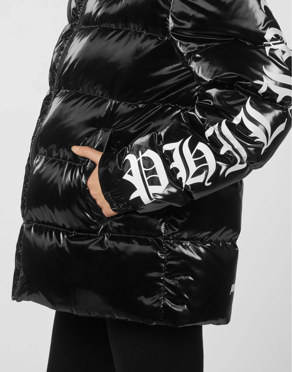 Nylon Bomber Philipp Plein No Limit$, цвет: Черный