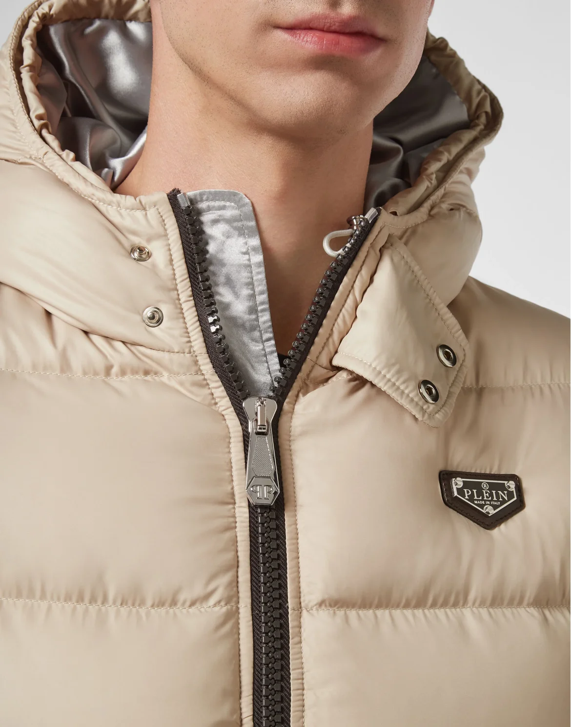 Nylon Bomber Philipp Plein No Limit$, цвет: Бежевый