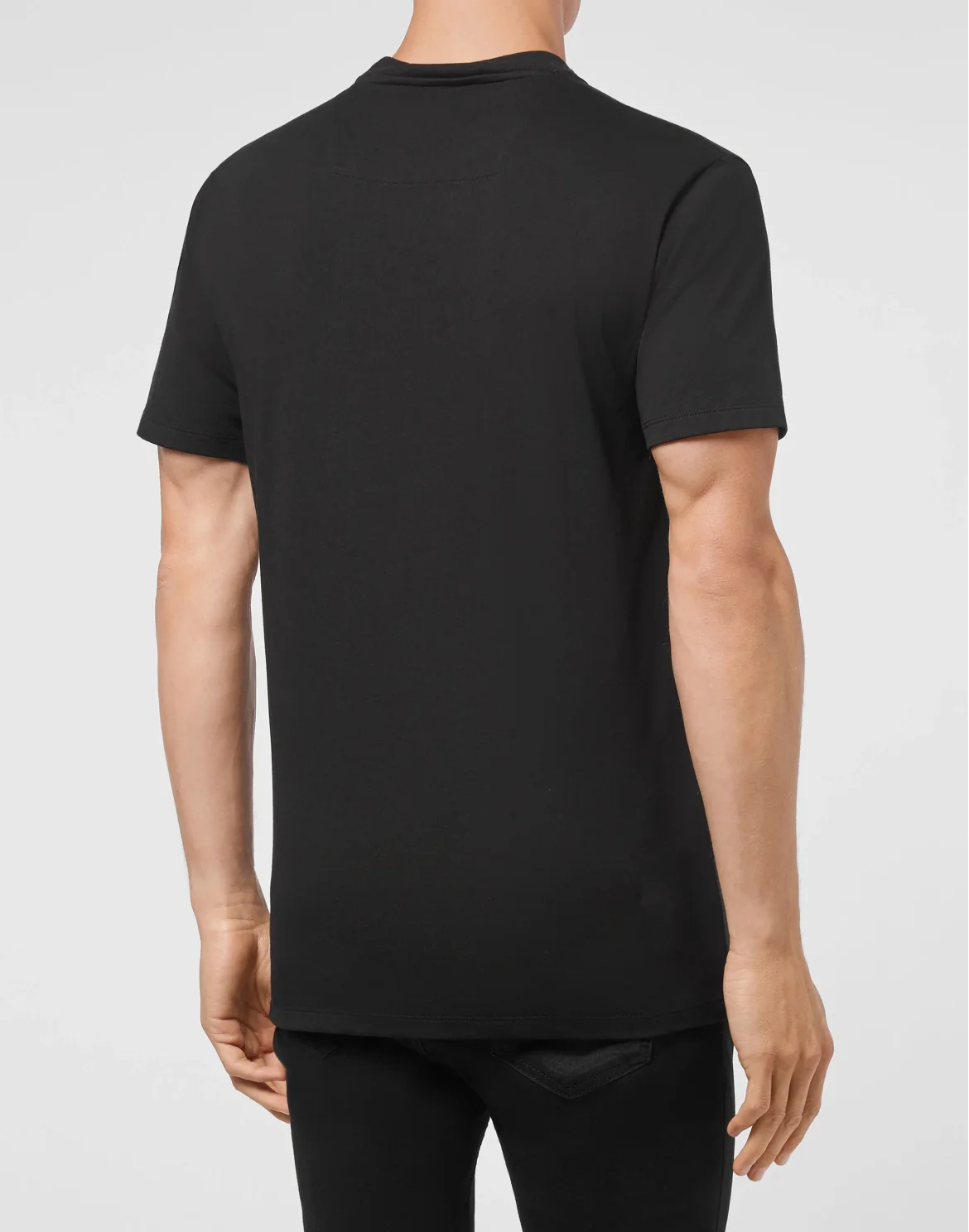 T-shirt Round Neck SS print Skull, цвет: Черный