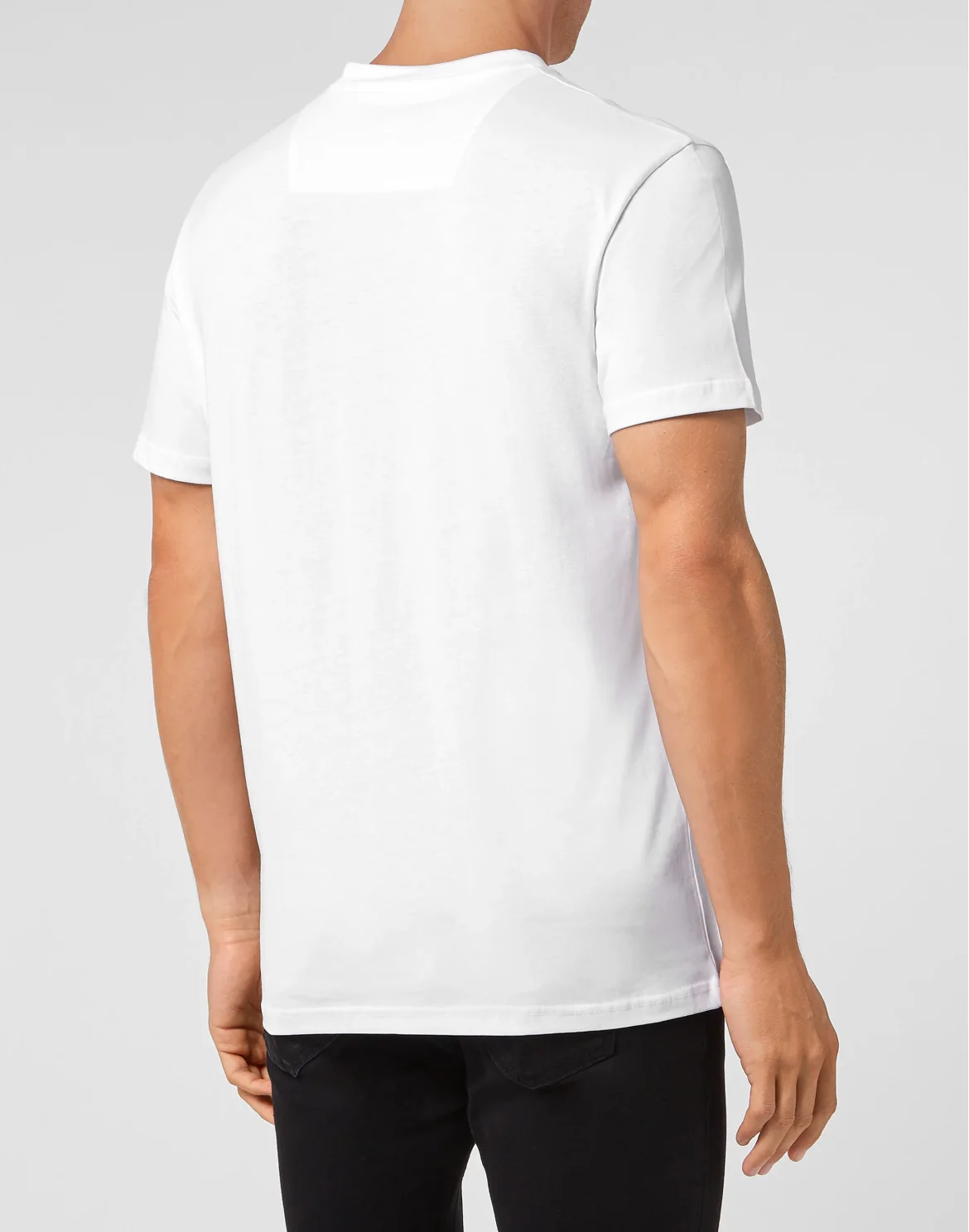 T-shirt Round Neck  SS print Keep $miling, цвет: Белый