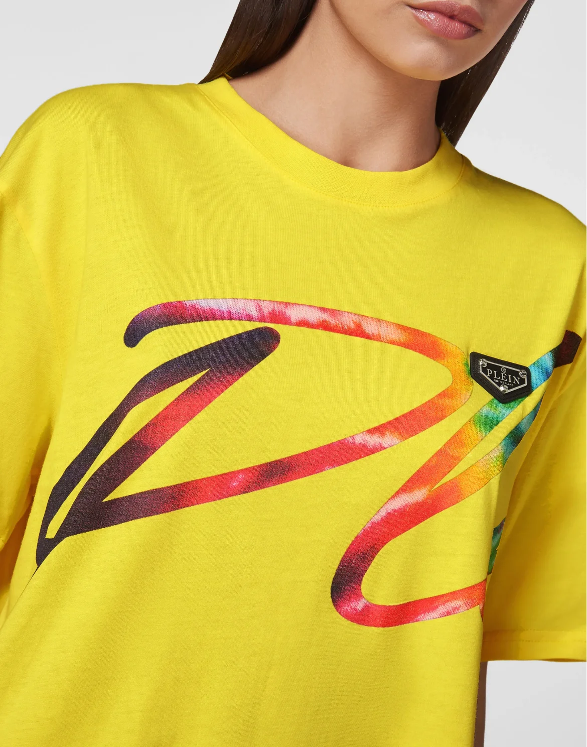 T-shirt Round Neck SS Signature, цвет: Желтый