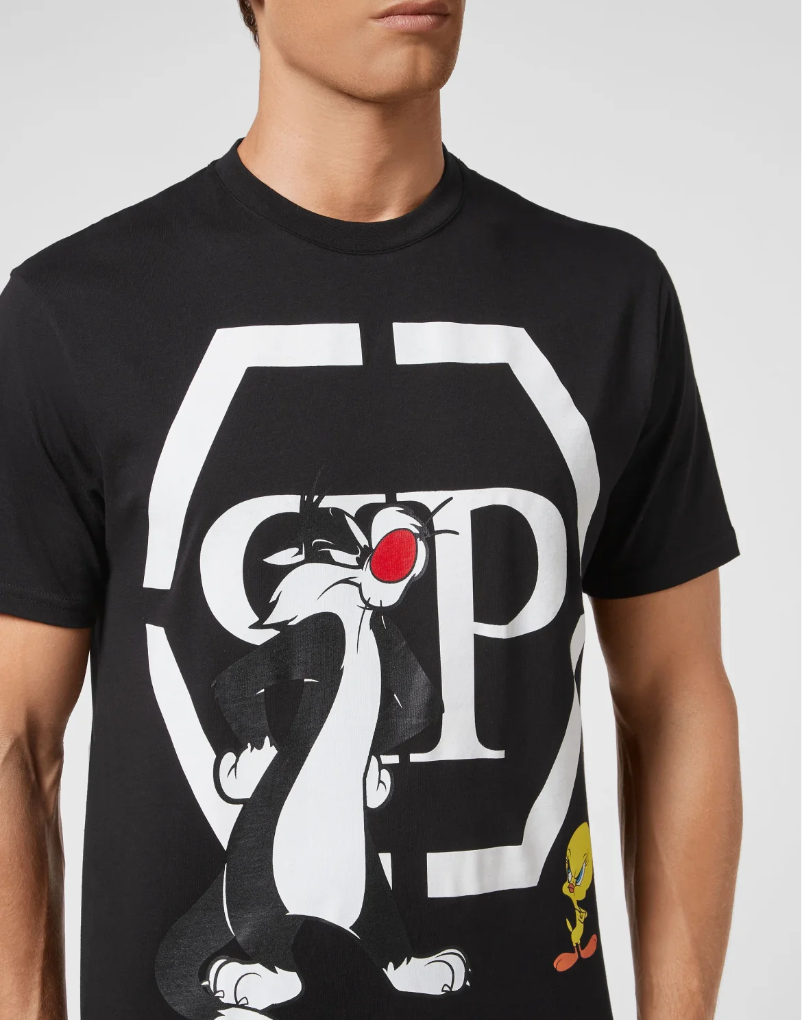 T-shirt Round Neck SS Looney Tunes, цвет: Черный