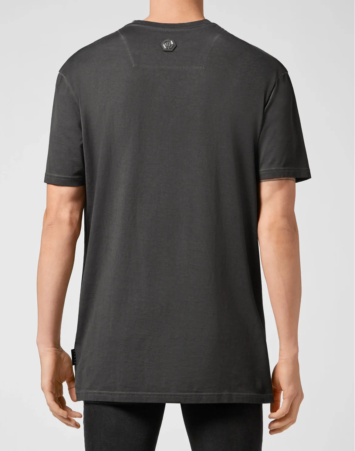 T-shirt Round Neck SS stones Skull, цвет: Черный