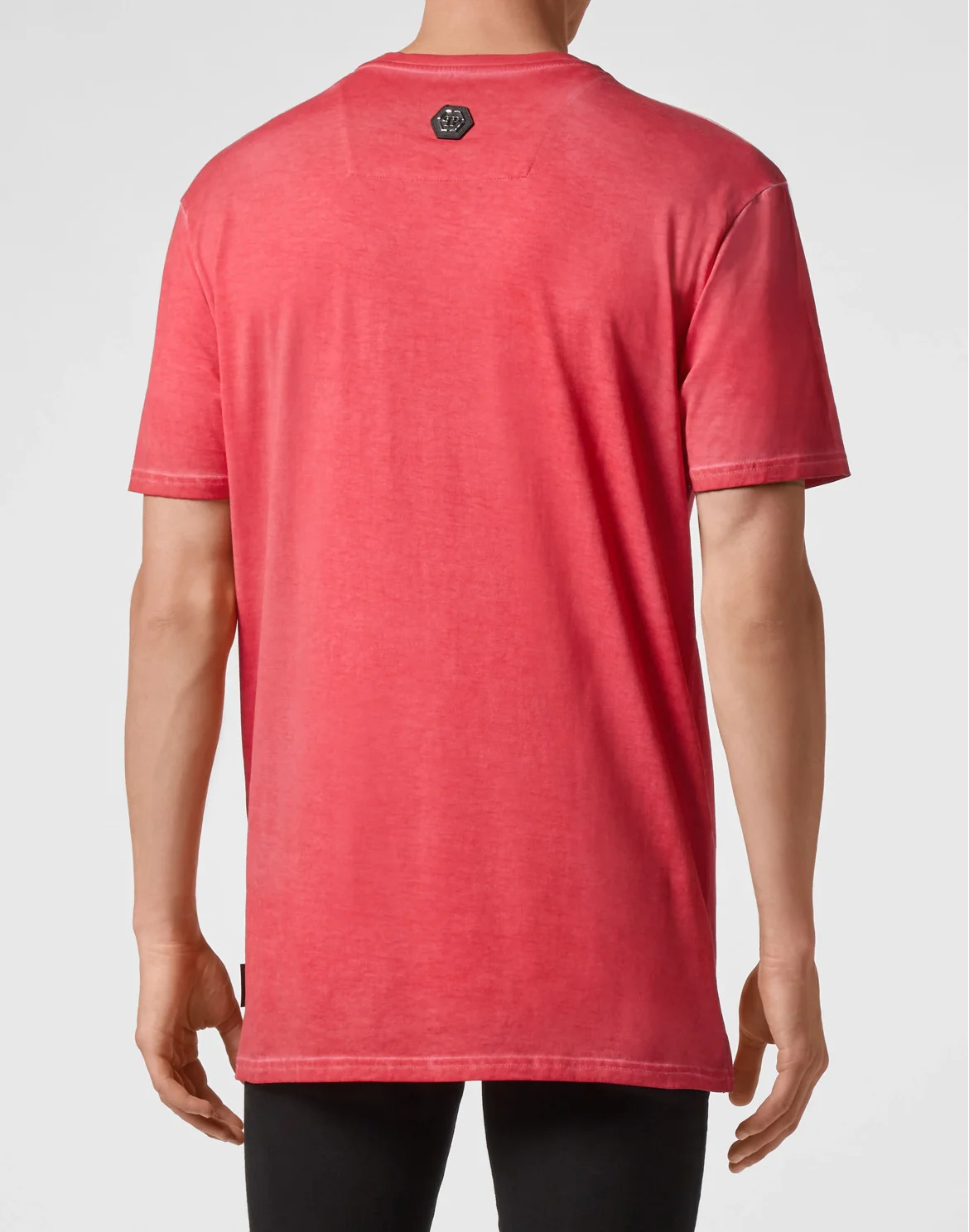 T-shirt Round Neck SS stones Skull, цвет: Красный