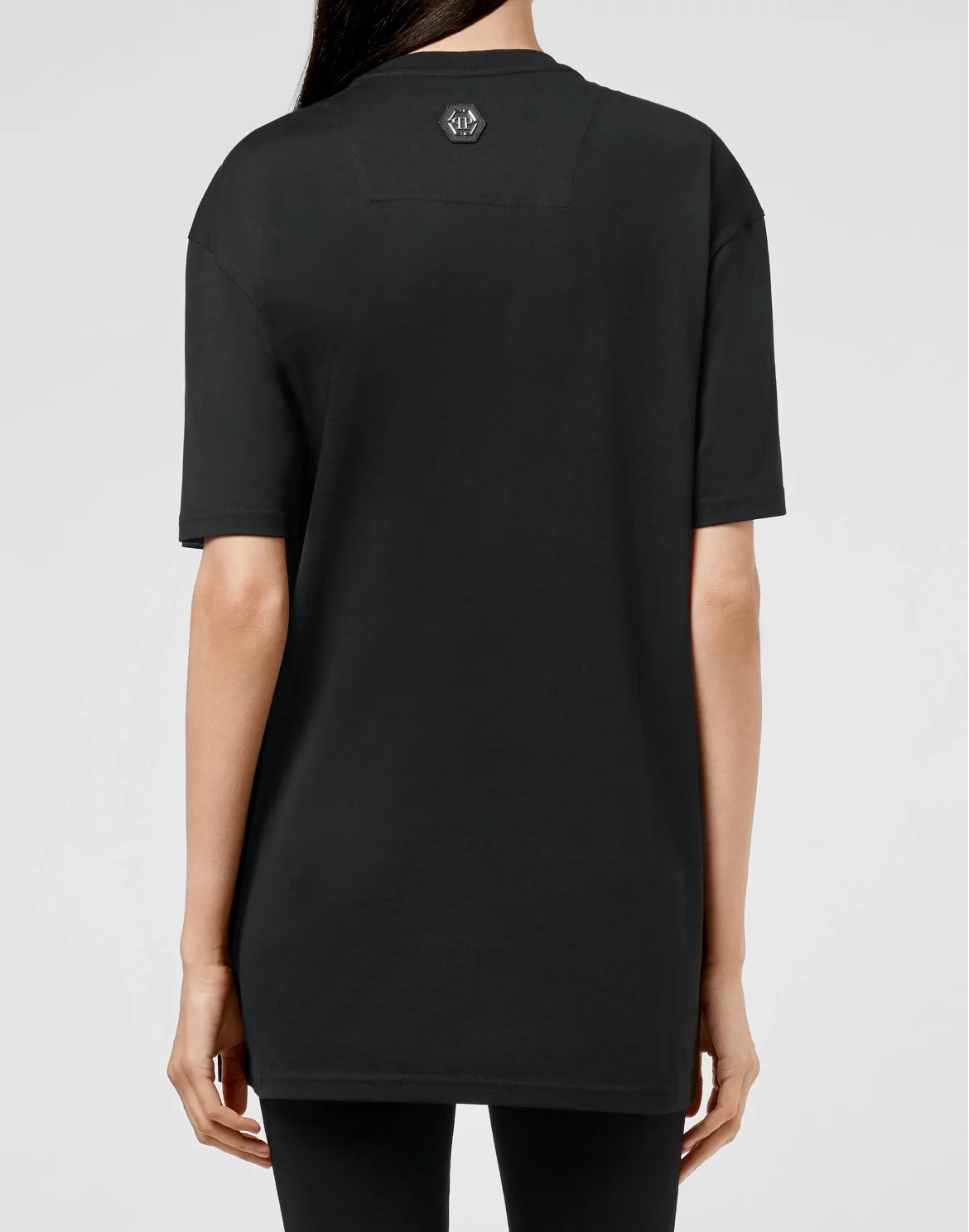T-shirt Round Neck SS stones MORE MONEY MORE PROBLEMS, цвет: Черный