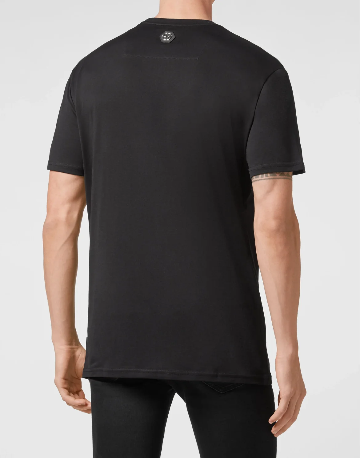 T-shirt Round Neck SS stones Philipp Plein TM, цвет: Черный