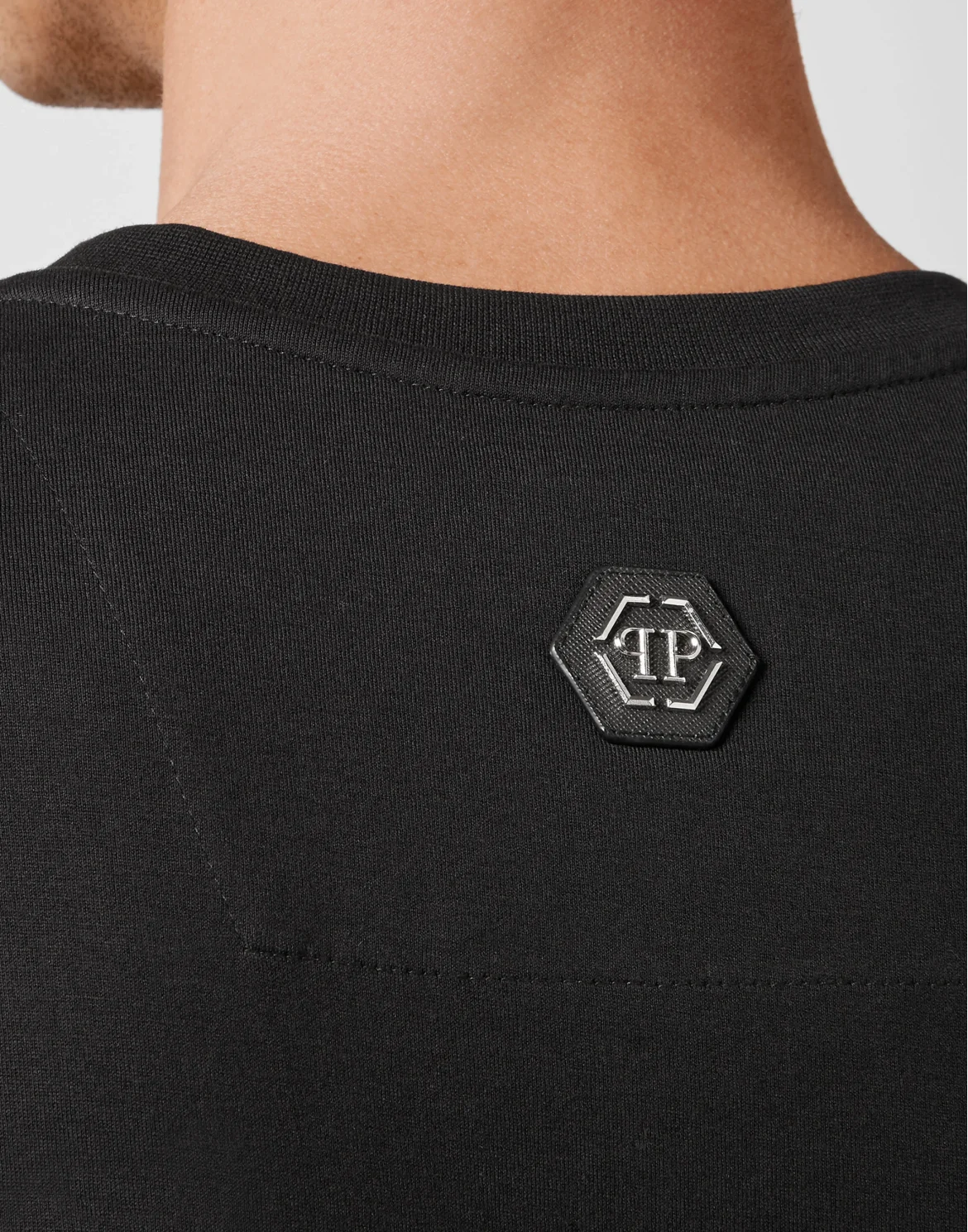 T-shirt Round Neck SS Hexagon, цвет: Черный
