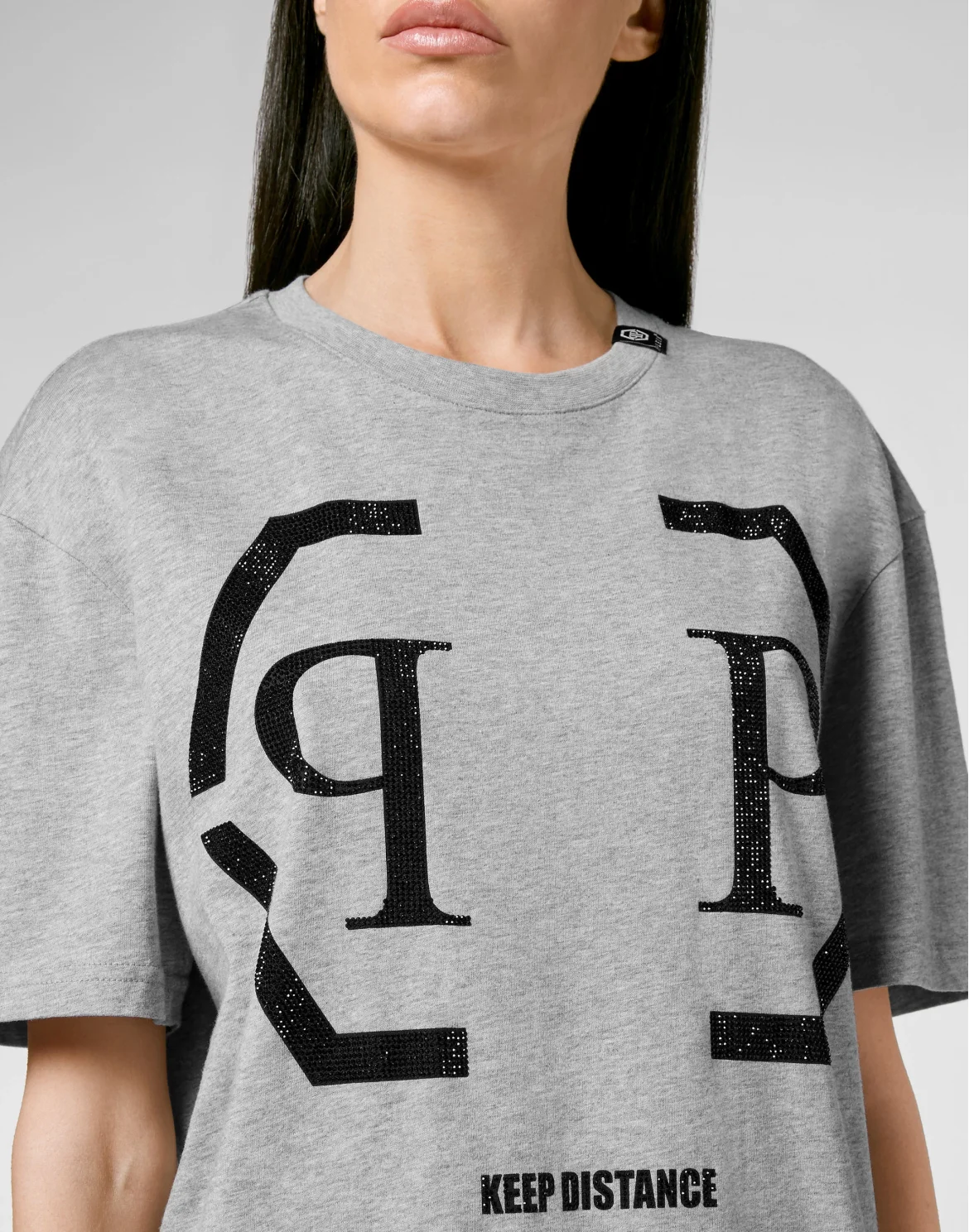 T-shirt Round Neck SS Hexagon, цвет: Серый