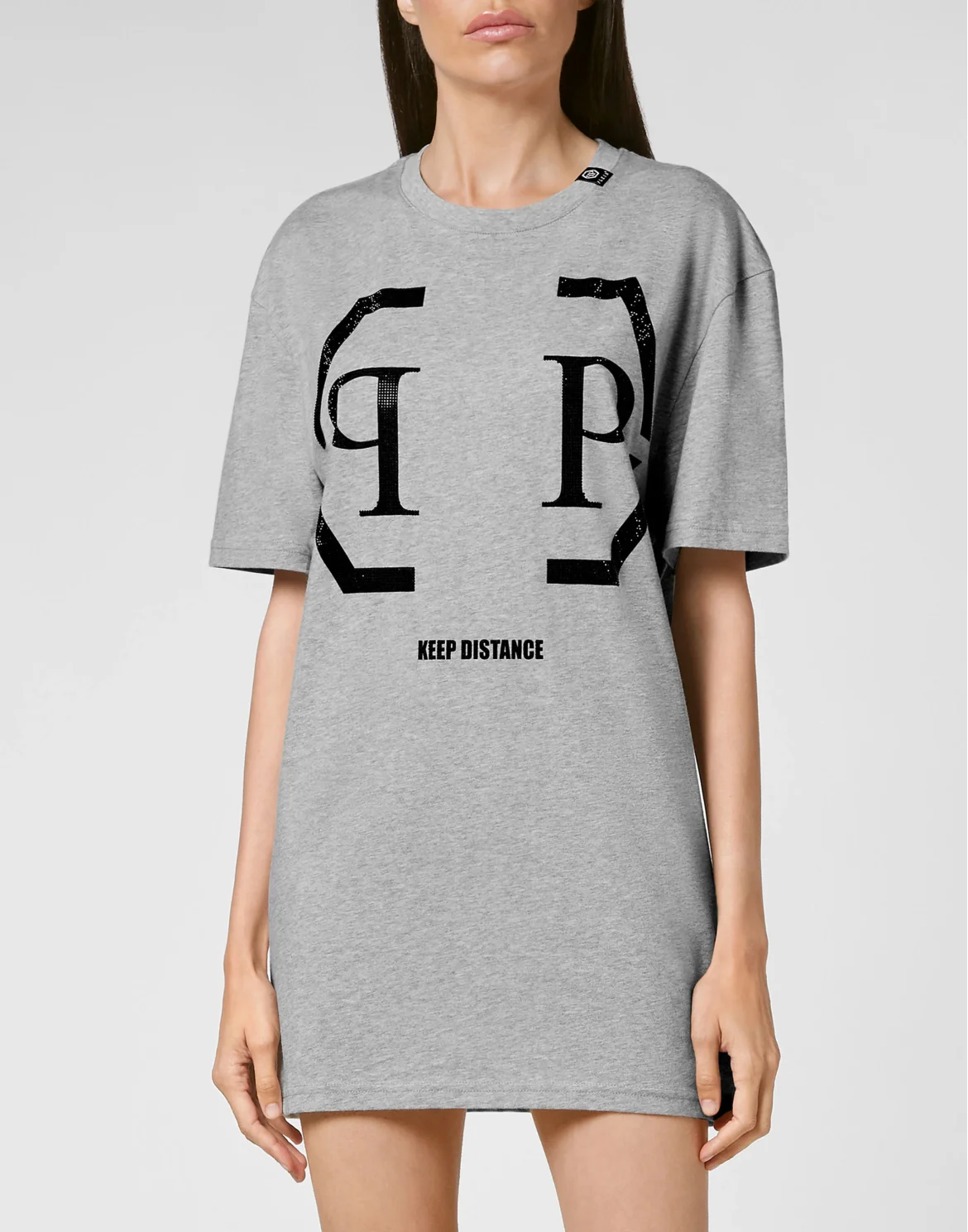 T-shirt Round Neck SS Hexagon, цвет: Серый
