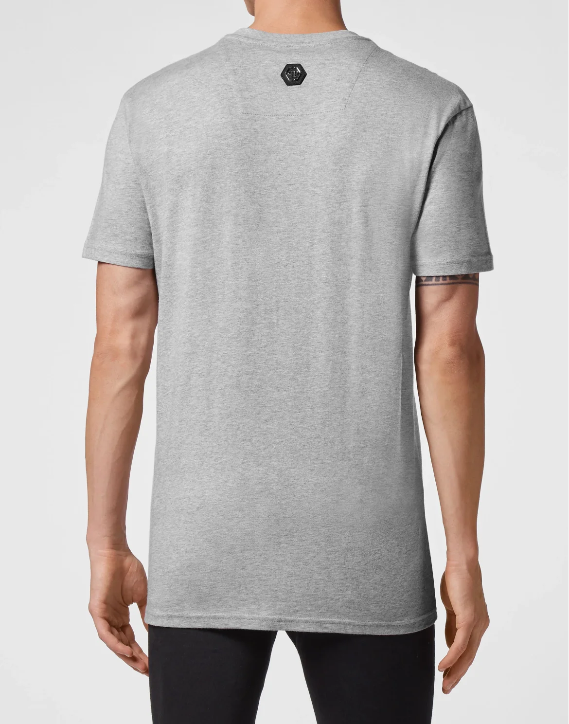 T-shirt Round Neck SS Hexagon, цвет: Серый