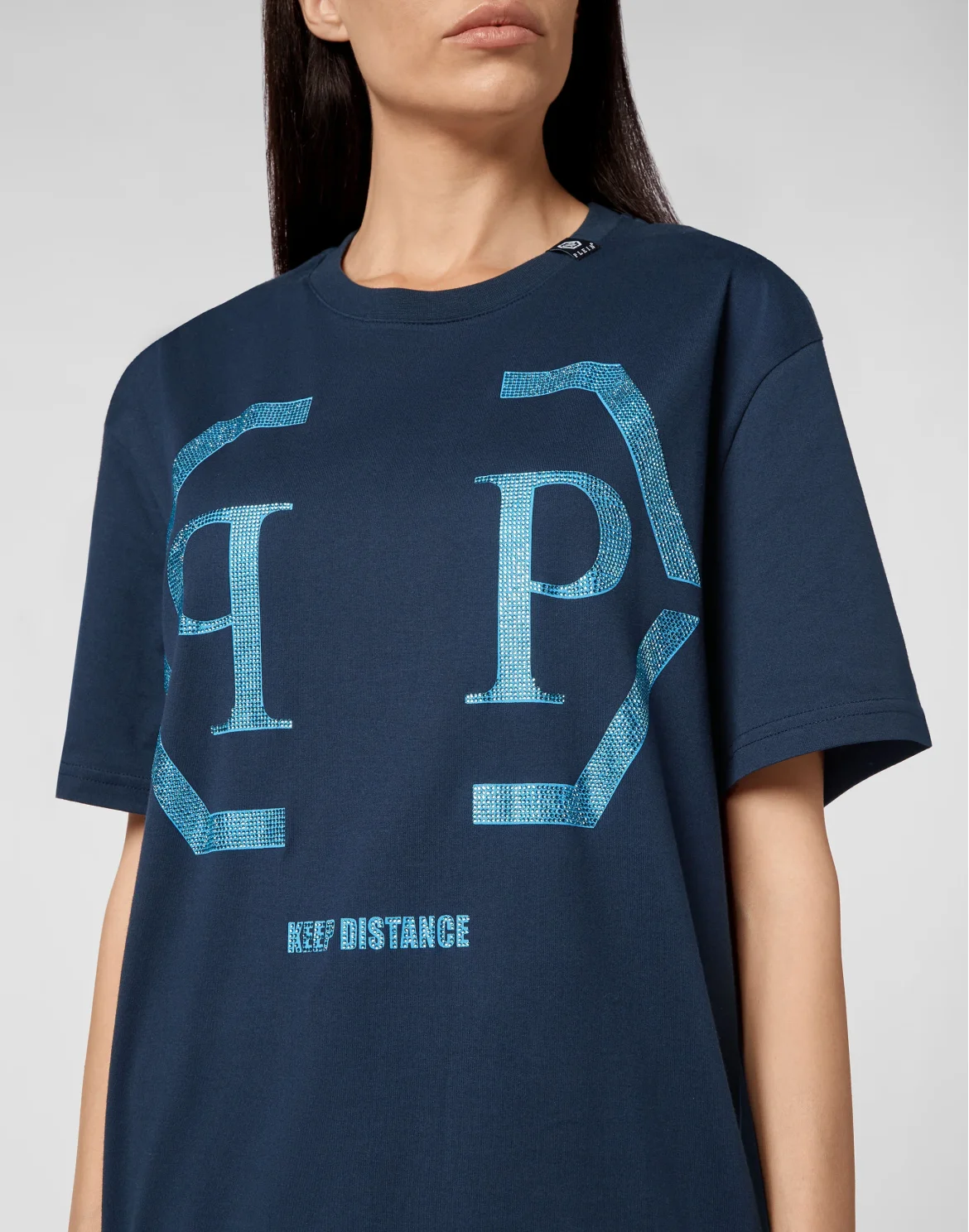 T-shirt Round Neck SS Hexagon, цвет: Синий