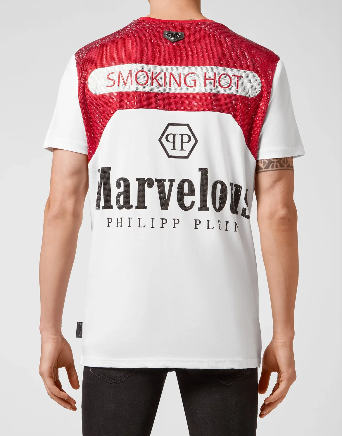 T-shirt Round Neck SS stones Marvelous, цвет: Белый
