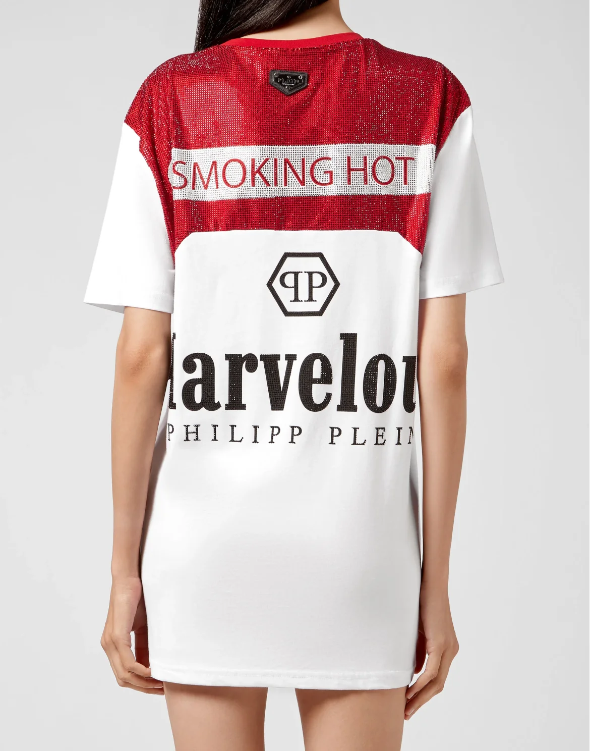 T-shirt Round Neck SS stones Marvelous, цвет: Белый