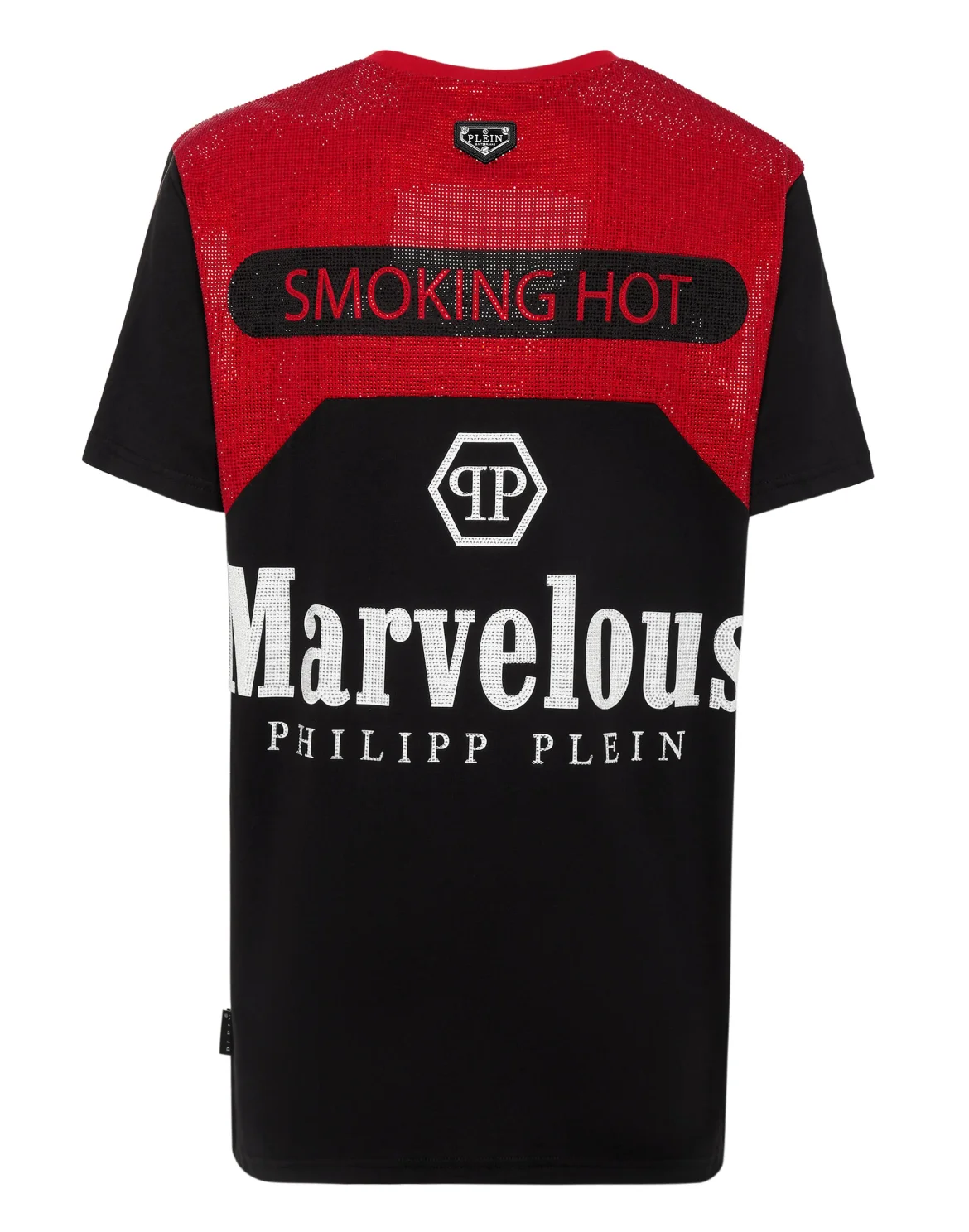 T-shirt Round Neck SS stones Marvelous, цвет: Черный