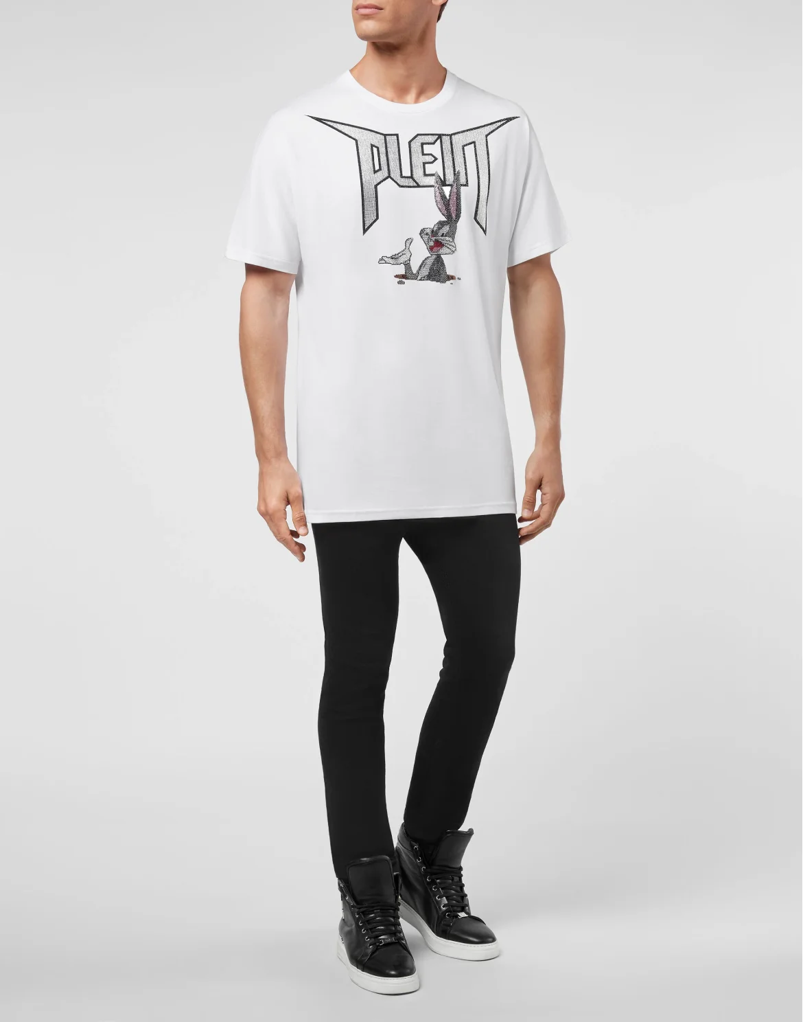 T-shirt Round Neck SS stones Looney Tunes, цвет: Белый