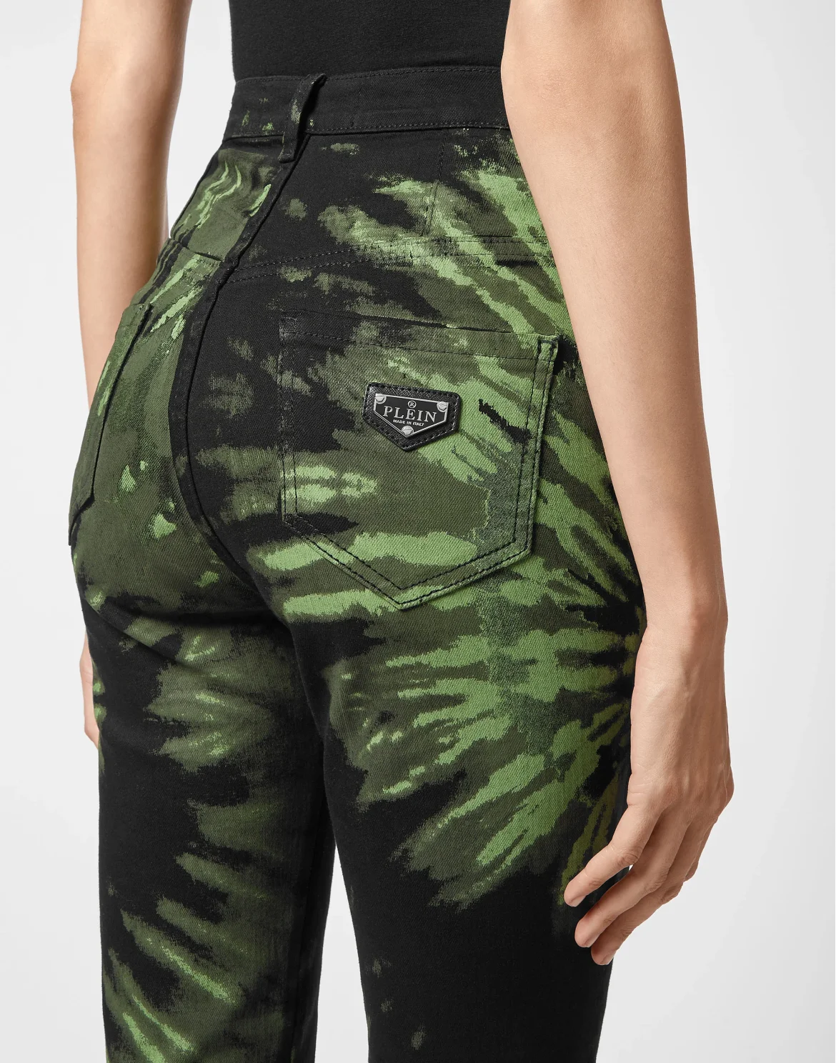 Denim Super High Waist Jegging Tie dye, цвет: Камуфляж