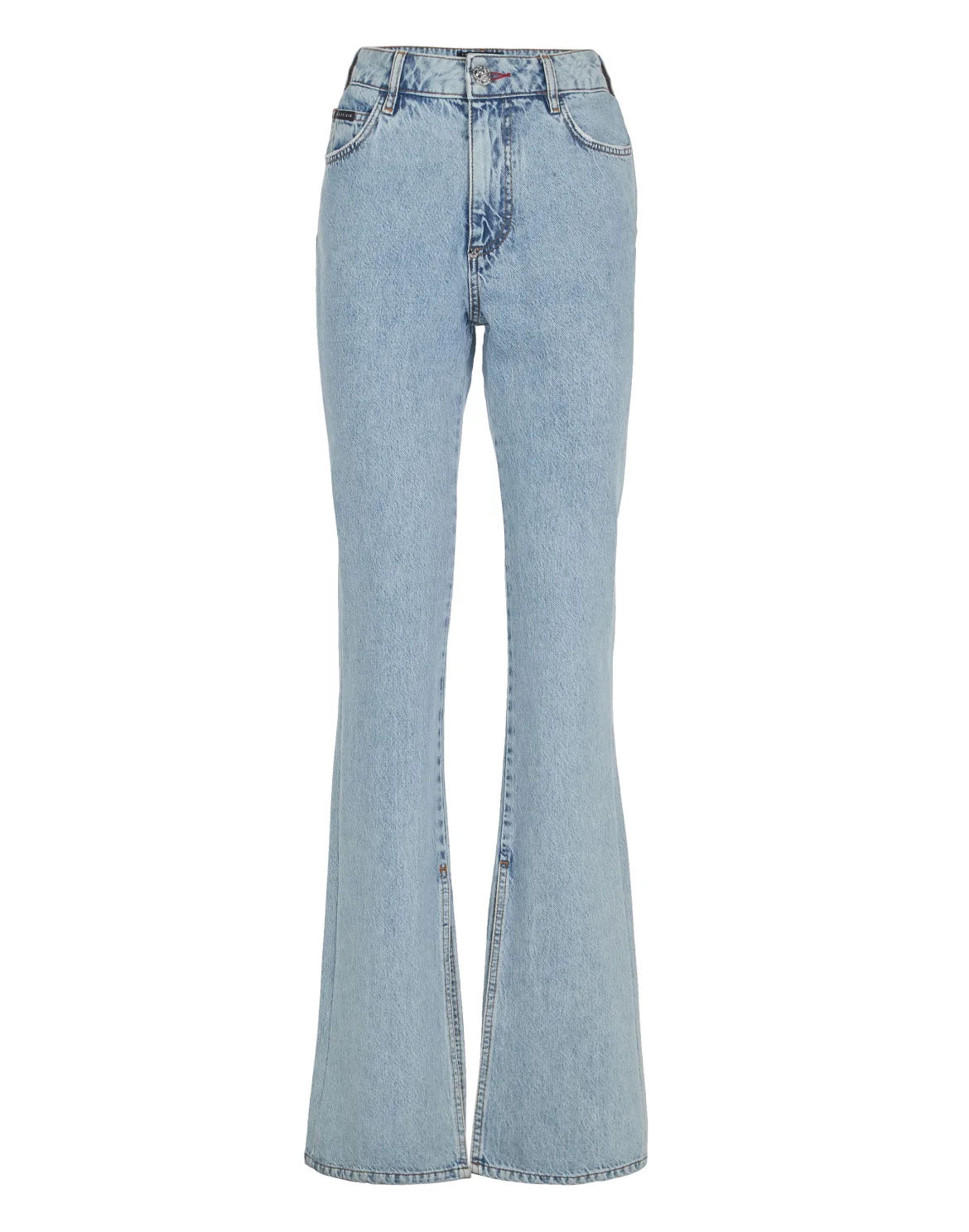 Denim Flare Fit Iconic Plein, цвет: Голубой