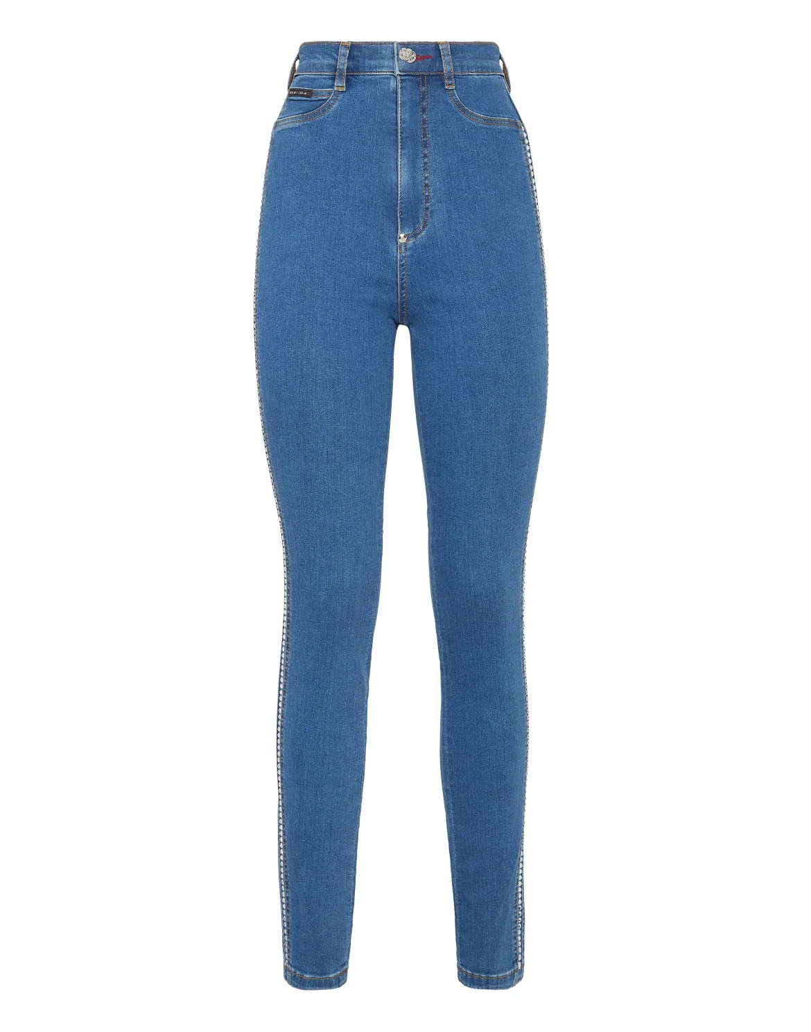 Denim Super High Waist Jegging Crystal Crystal, цвет: Синий