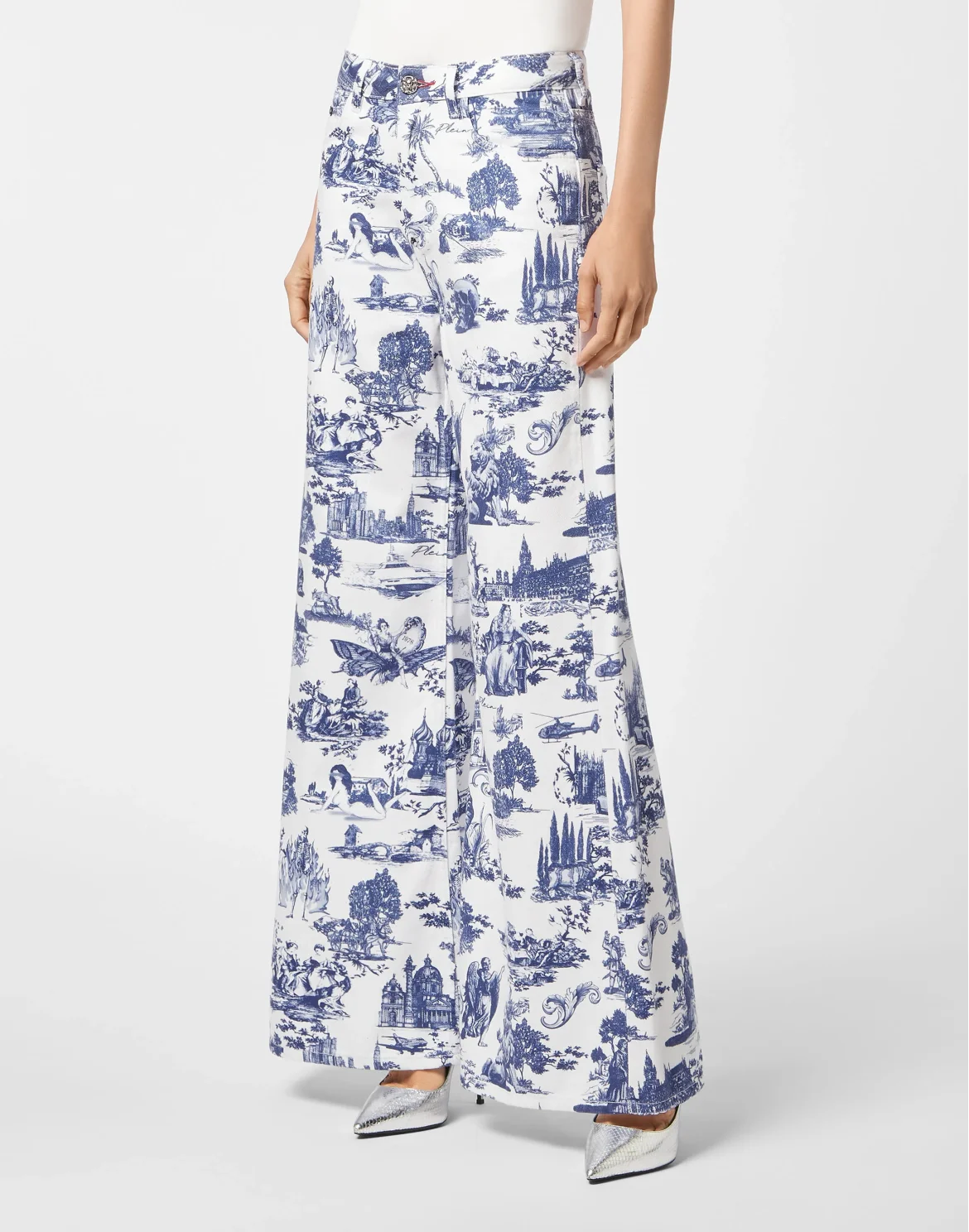 Denim Mykonos Fit Print En PLEIN air, цвет: Белый