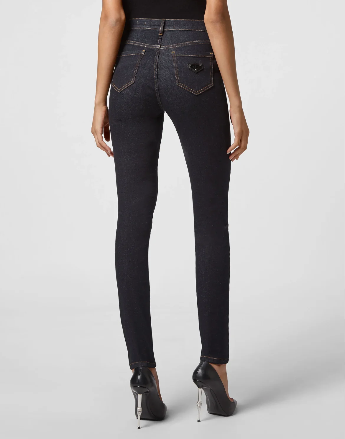 Denim High Waist Jegging, цвет: Синий