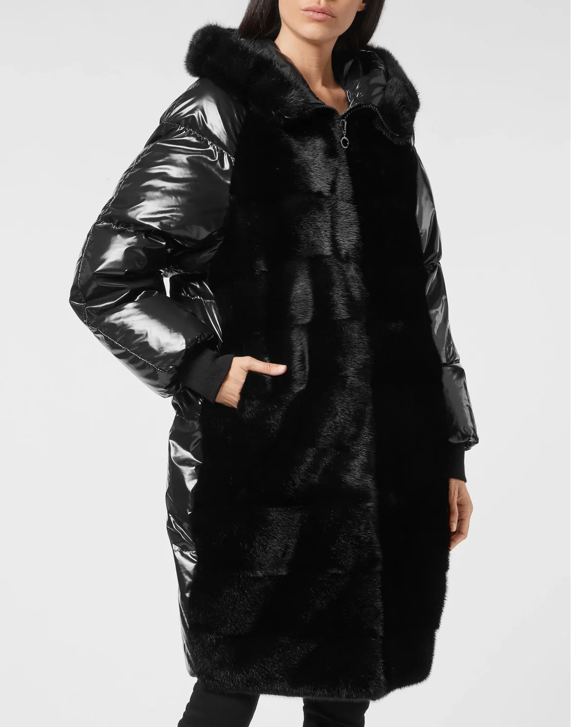 Fur Coat Luxury, цвет: Черный